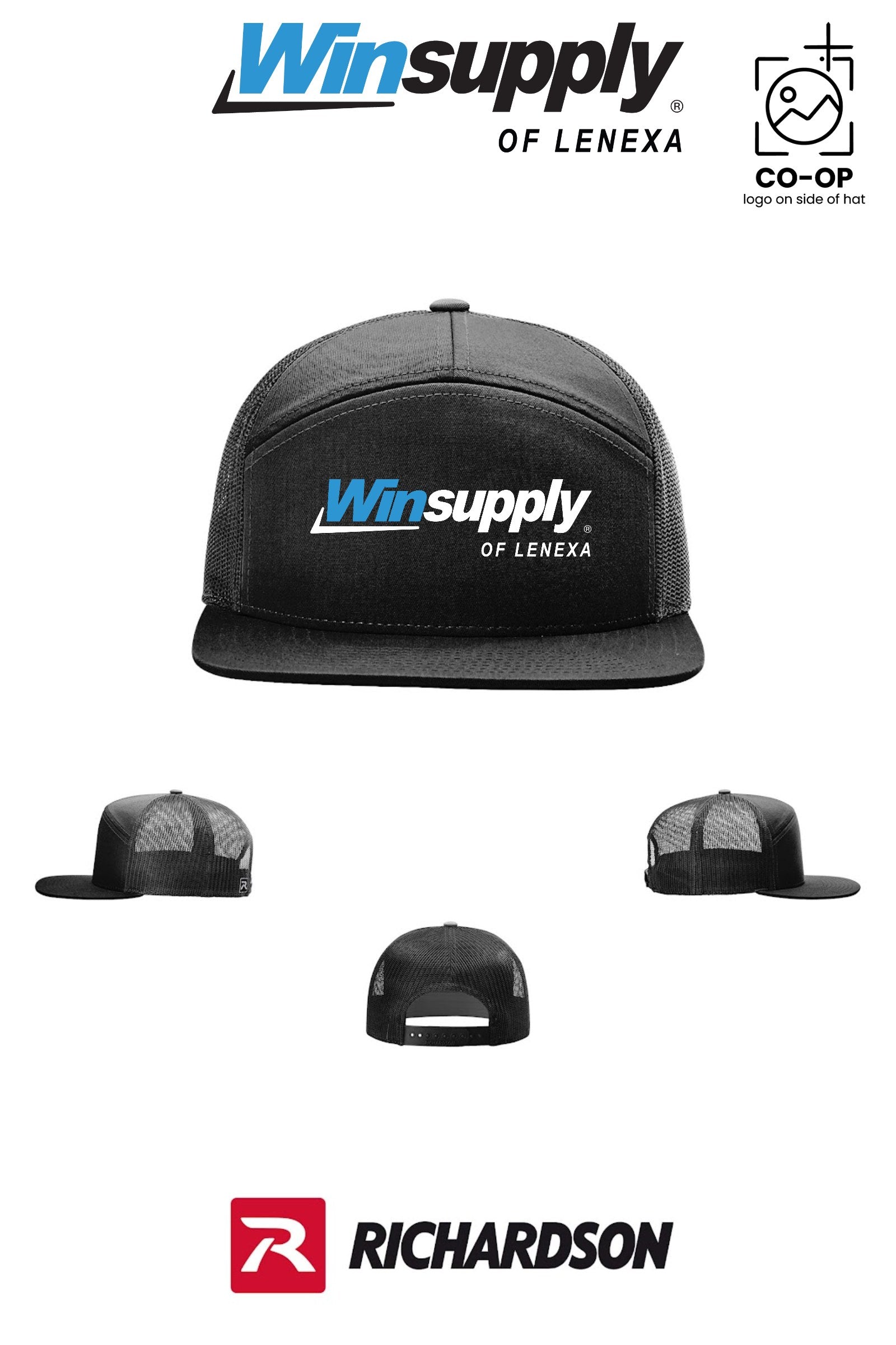 Richardson 168 Seven-Panel Trucker - Winsupply of Lenexa