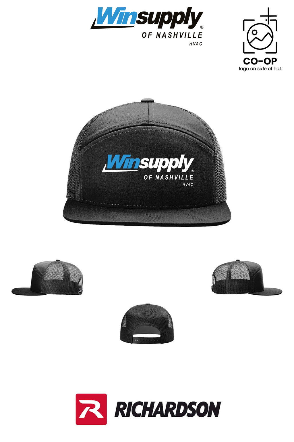 Richardson 168 Seven-Panel Trucker - Winsupply of Nashville HVAC