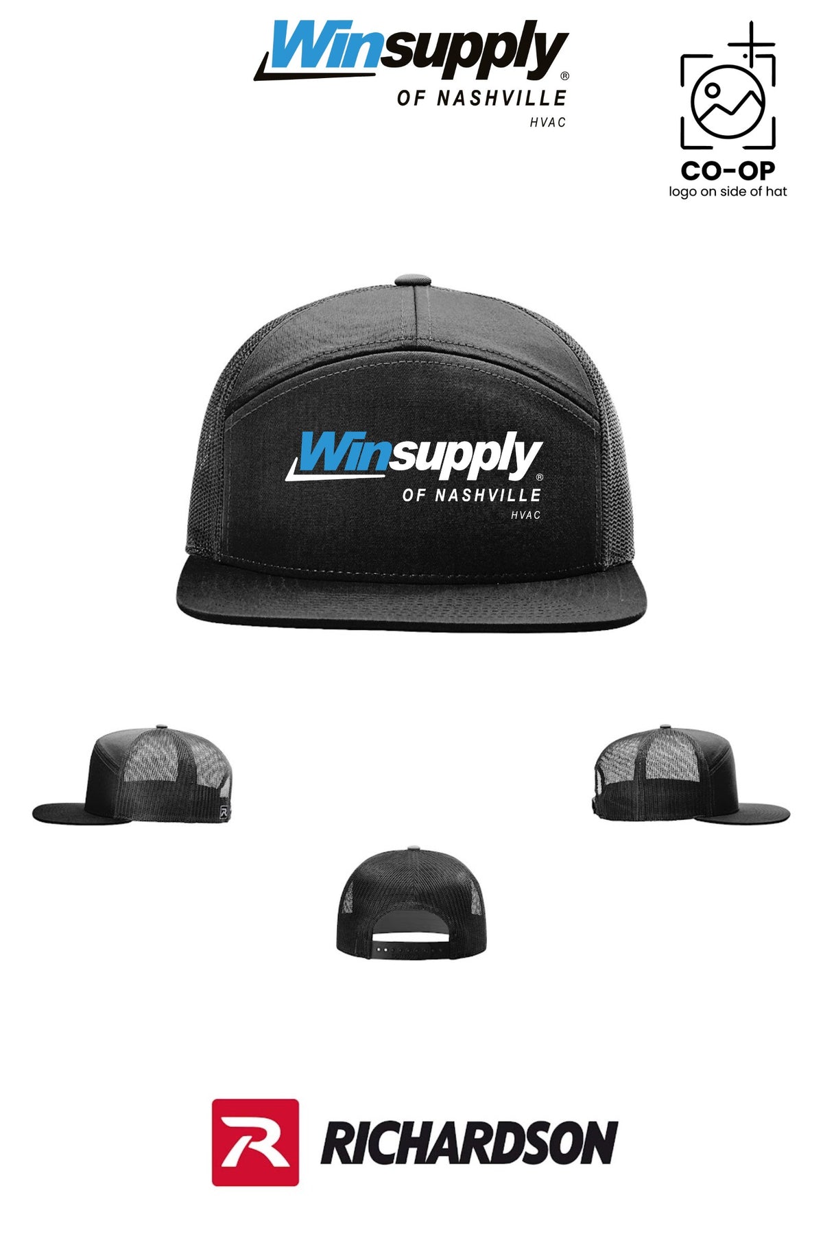 Richardson 168 Seven-Panel Trucker - Winsupply of Nashville HVAC