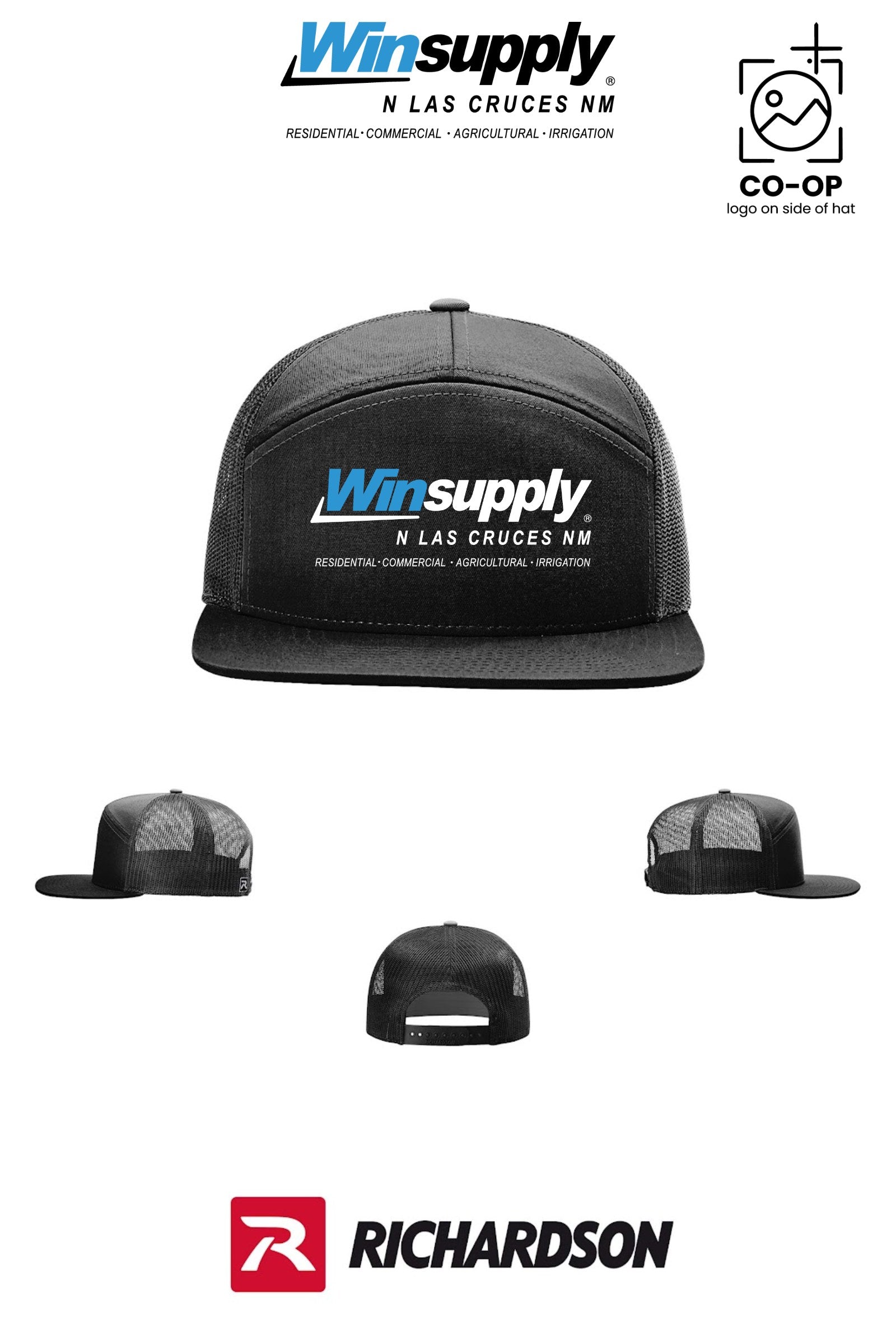Richardson 168 Seven-Panel Trucker - Winsupply N Las Cruces NM