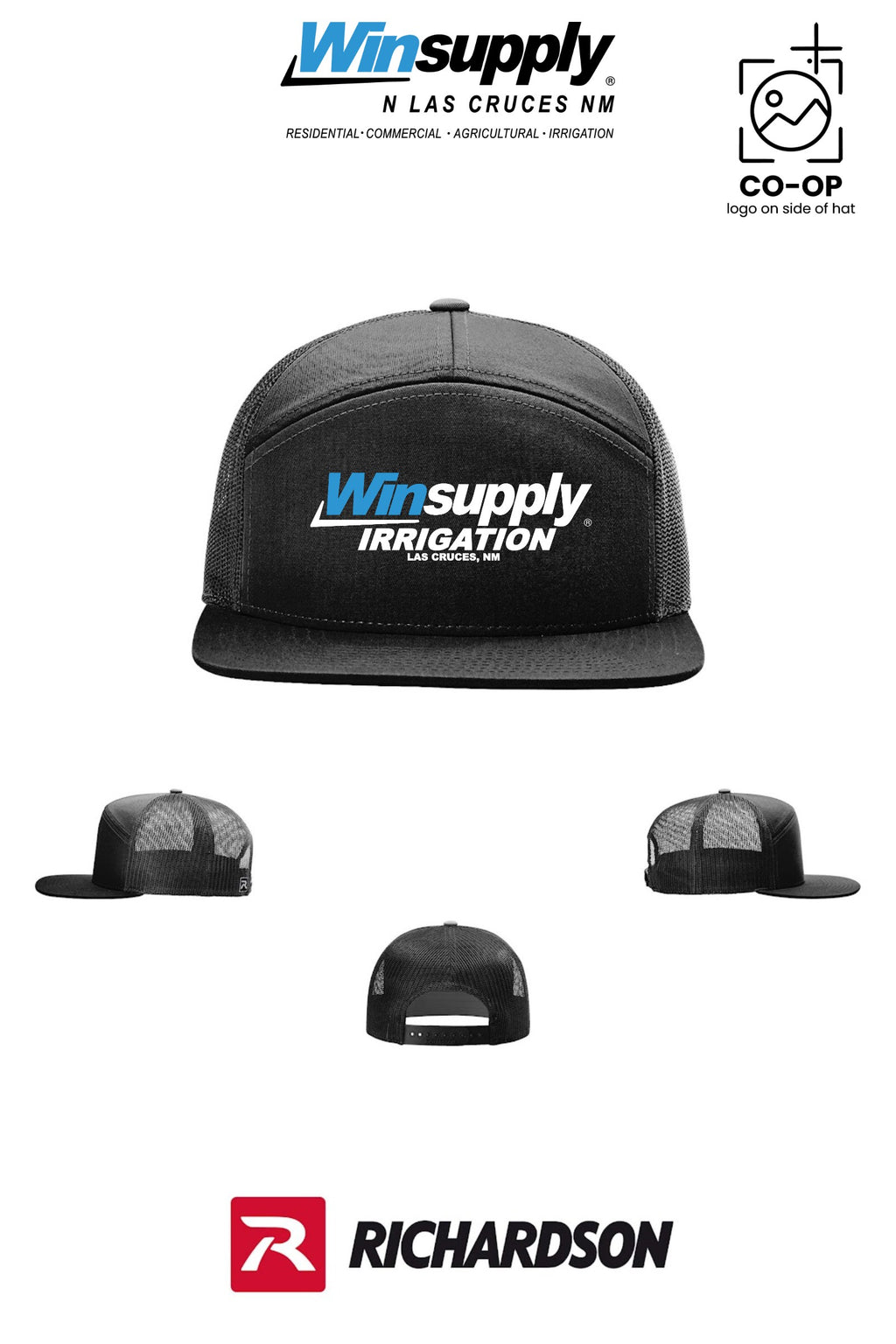 Richardson 168 Seven-Panel Trucker - Winsupply N Las Cruces NM