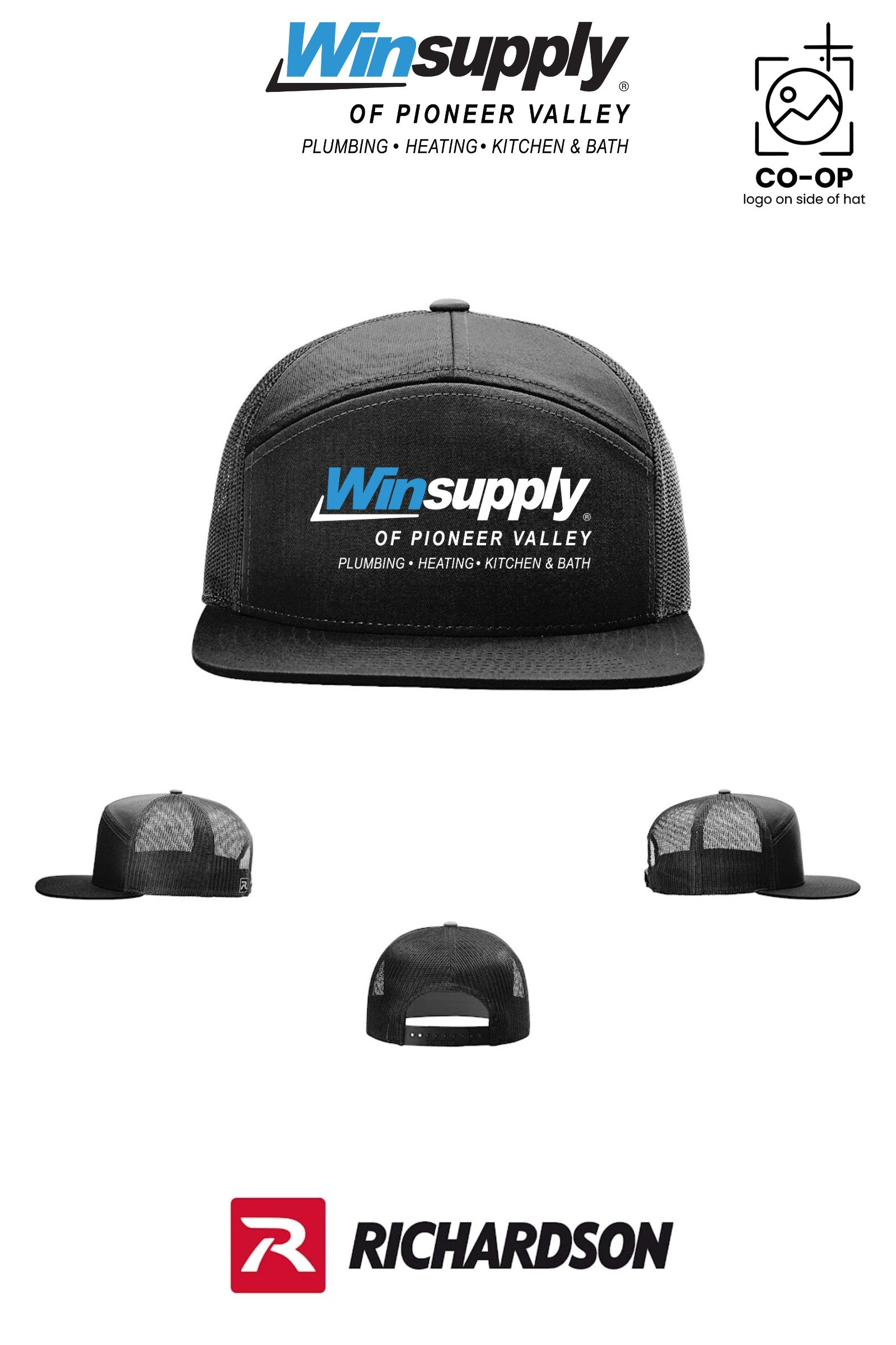 Richardson 168 Seven-Panel Trucker - Winsupply of Pioneer Valley