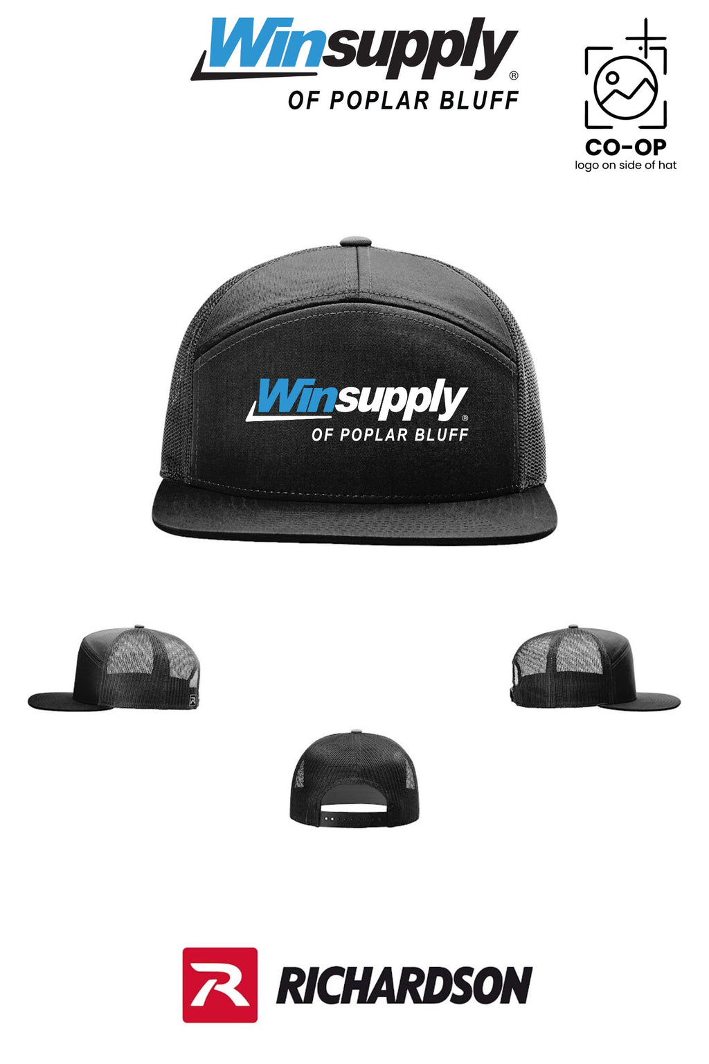 Richardson 168 Seven-Panel Trucker - Winsupply of Poplar Bluff