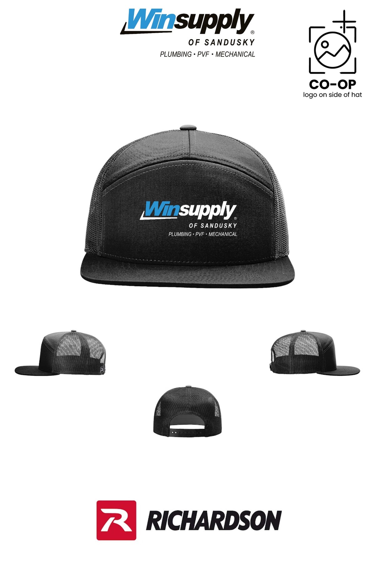 Richardson 168 Seven-Panel Trucker - Winsupply of Sandusky