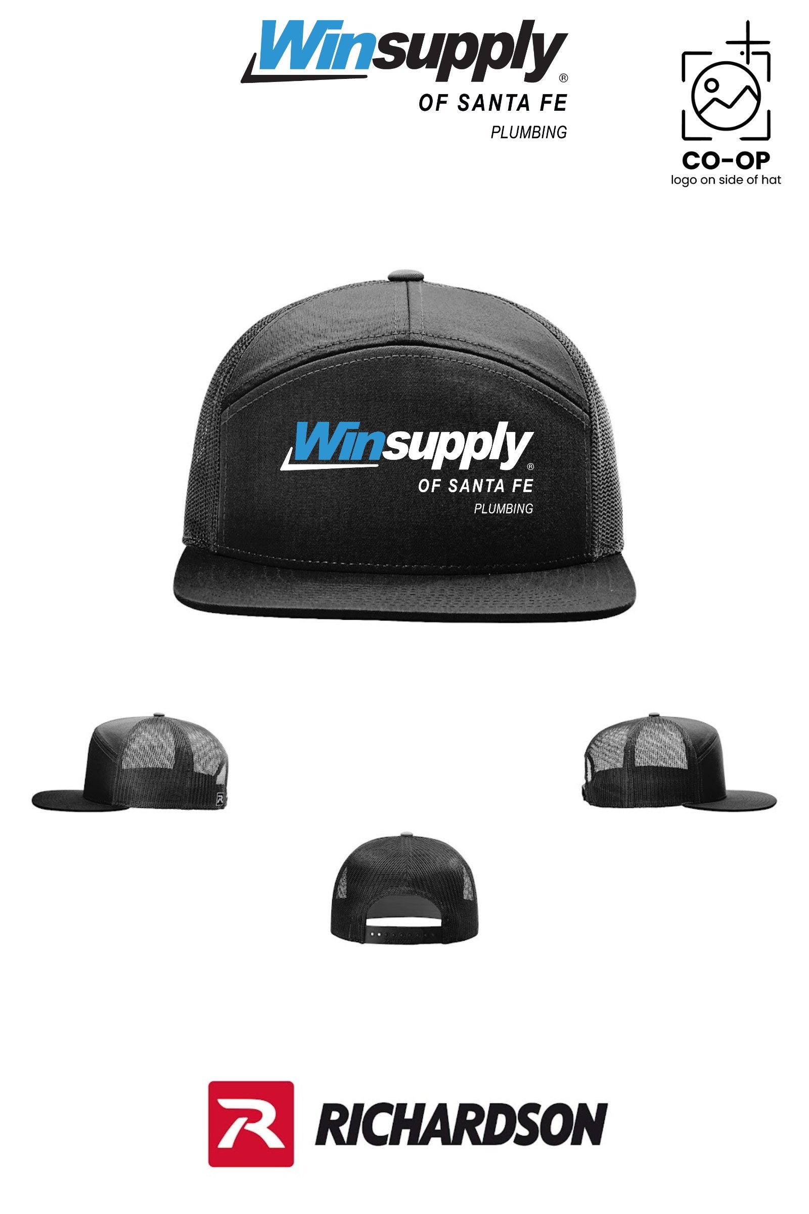 Richardson 168 Seven-Panel Trucker - Winsupply of Santa Fe