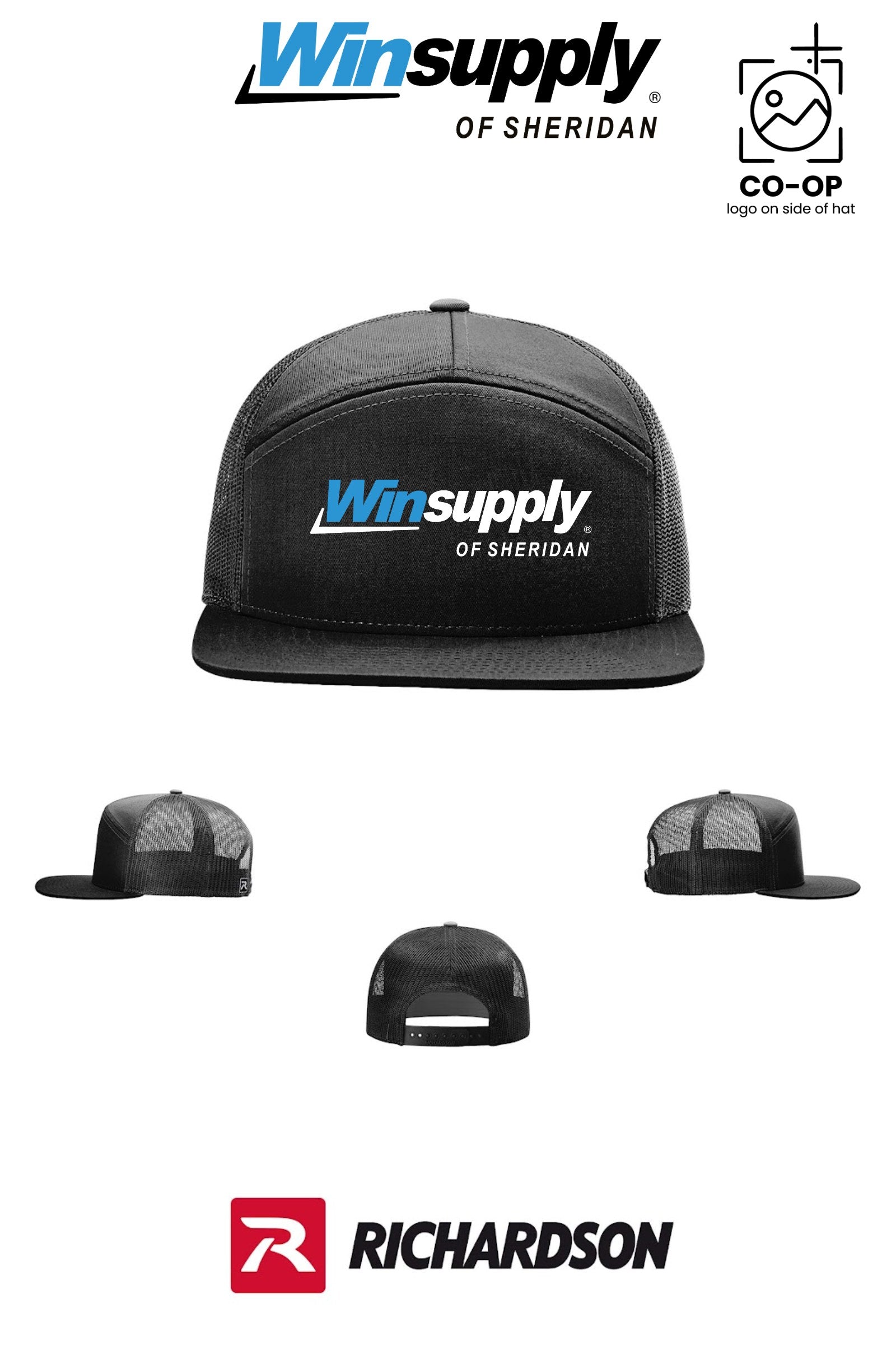 Richardson 168 Seven-Panel Trucker - Winsupply of Sheridan