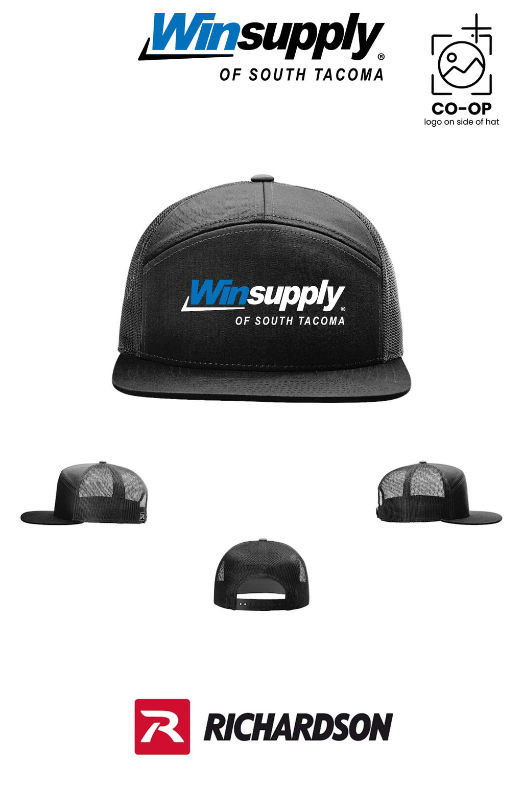 Richardson 168 Seven-Panel Trucker - Winsupply of South Tacoma