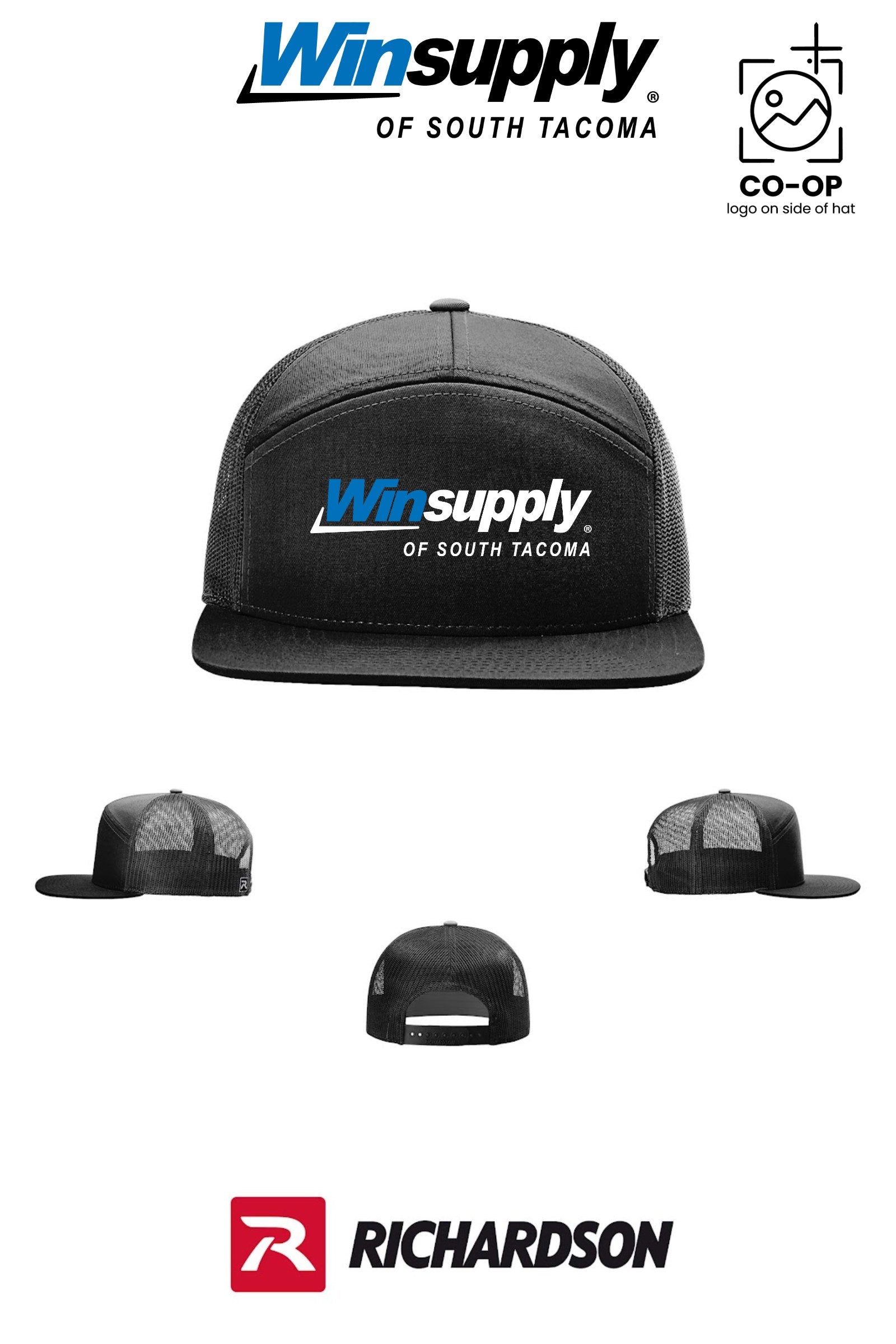 Richardson 168 Seven-Panel Trucker - Winsupply of South Tacoma