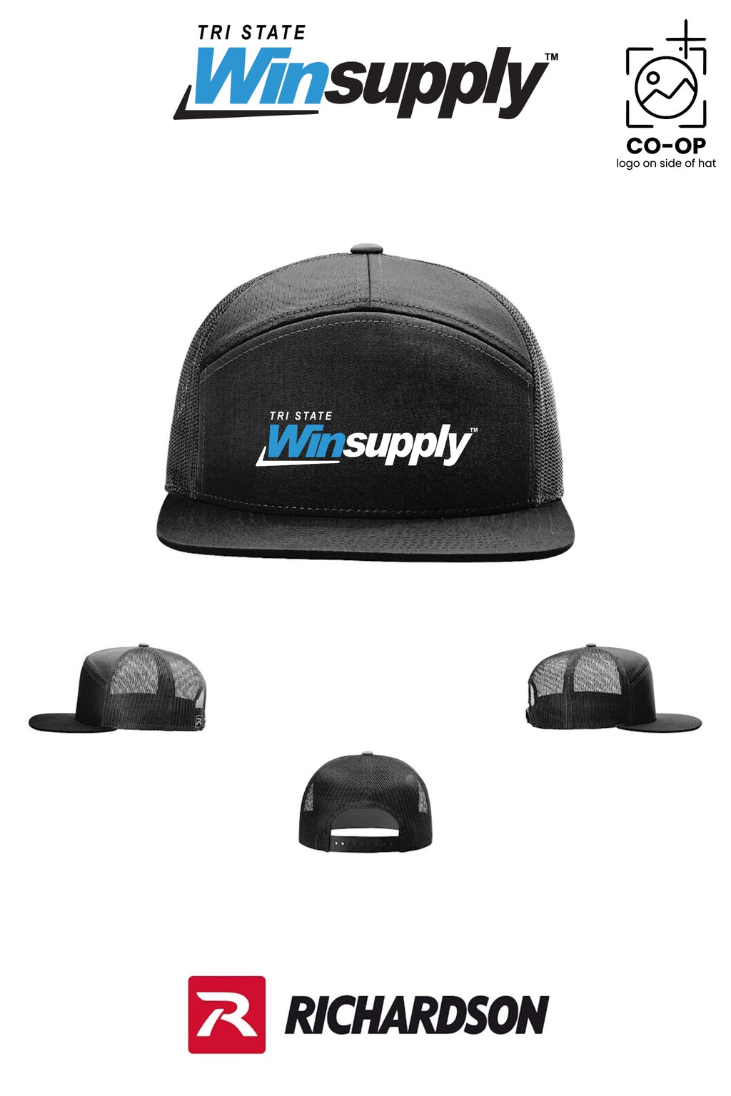 Richardson 168 Seven-Panel Trucker - Tri-State Winsupply