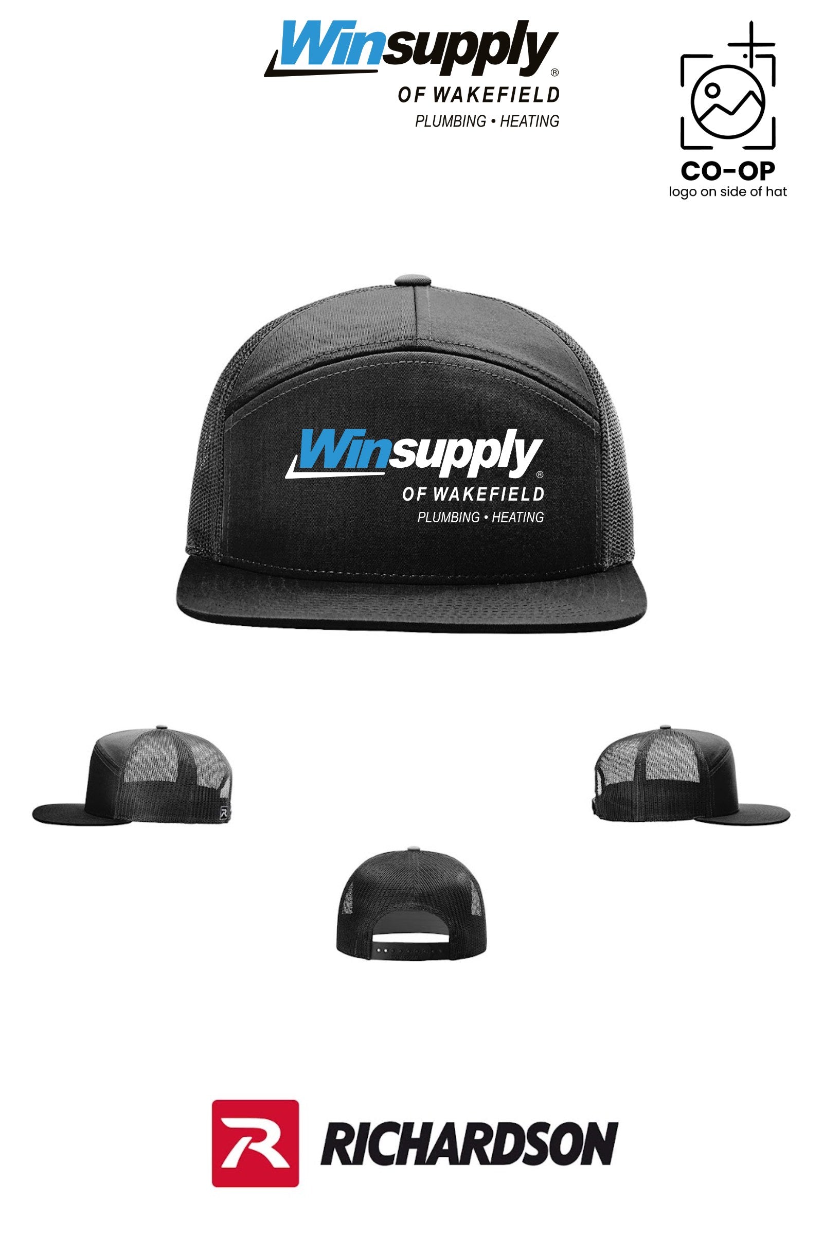 Richardson 168 Seven-Panel Trucker - Winsupply of Wakefield
