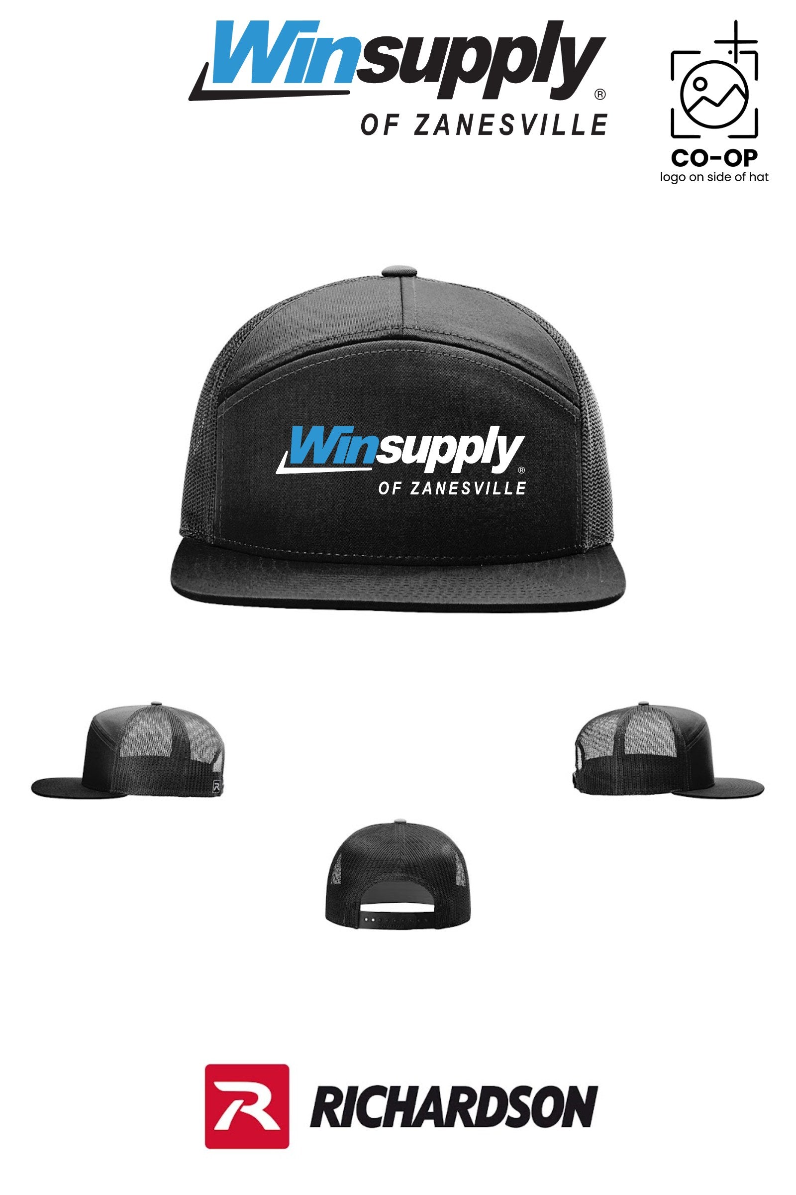Richardson 168 Seven-Panel Trucker - Winsupply of Zanesville