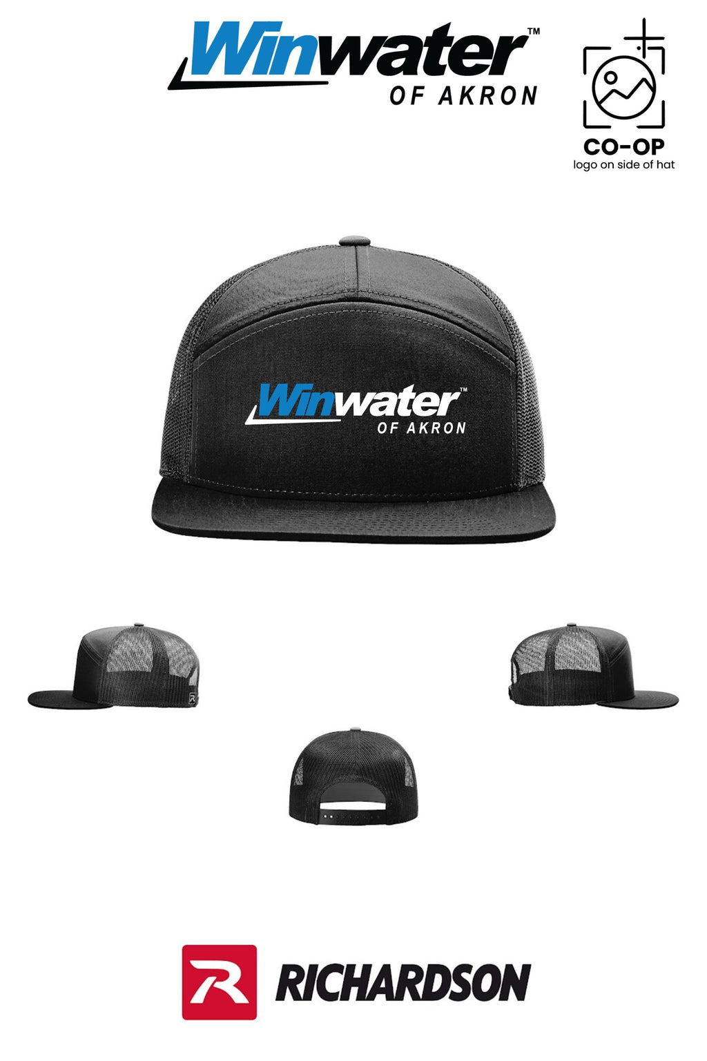 Richardson 168 Seven-Panel Trucker - Winwater of Akron
