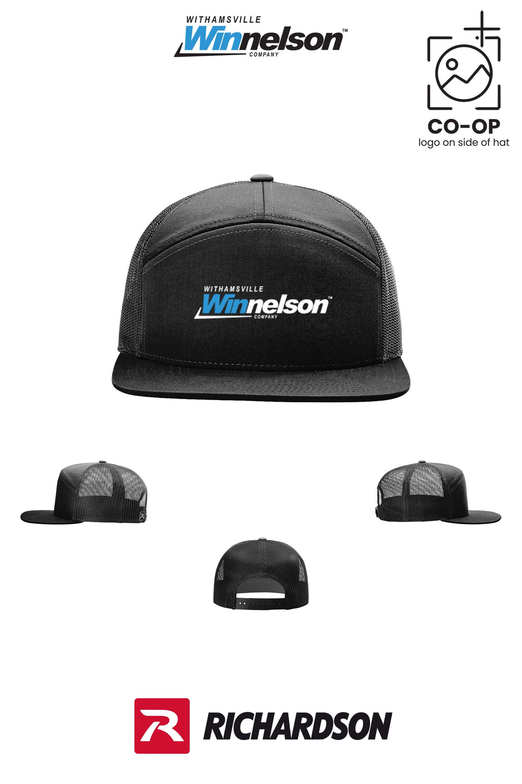 Richardson 168 Seven-Panel Trucker- Withamsville Winnelson