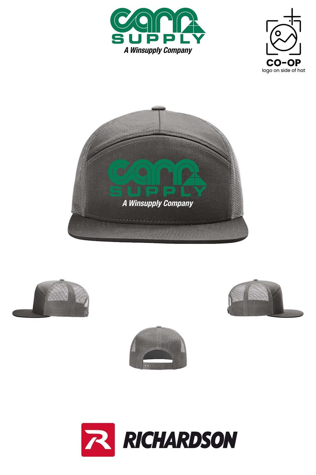 Richardson 168 Seven-Panel Trucker - Carr Supply - Lancaster