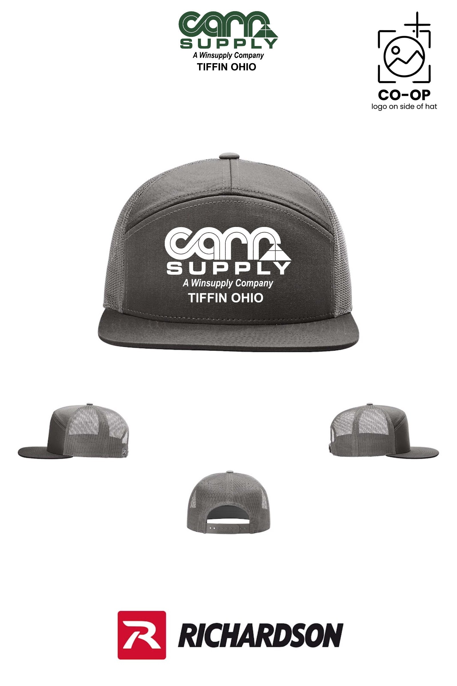 Richardson 168 Seven-Panel Trucker - Carr Supply - Tiffin