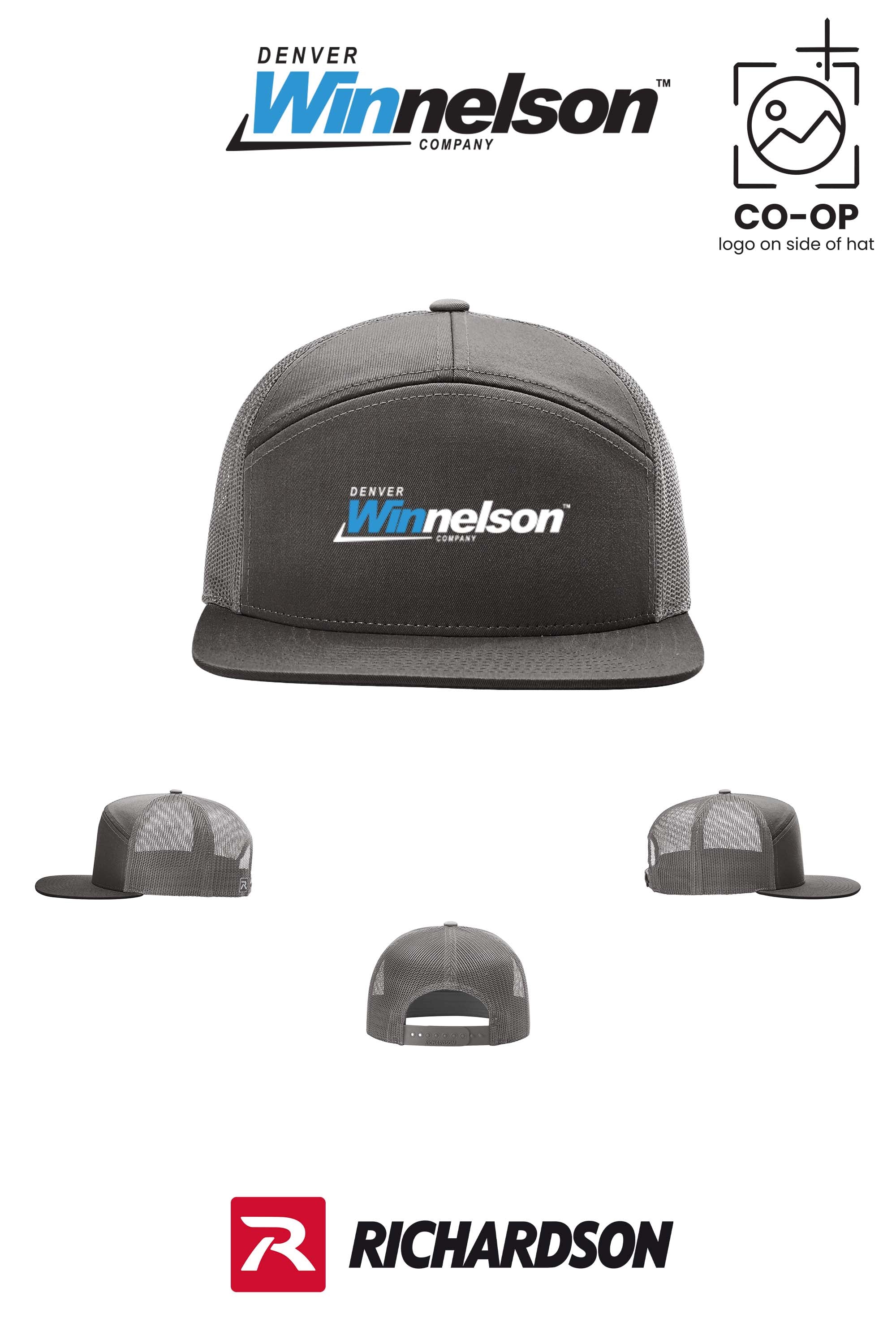 Richardson 168 Seven-Panel Trucker- Denver Winnelson