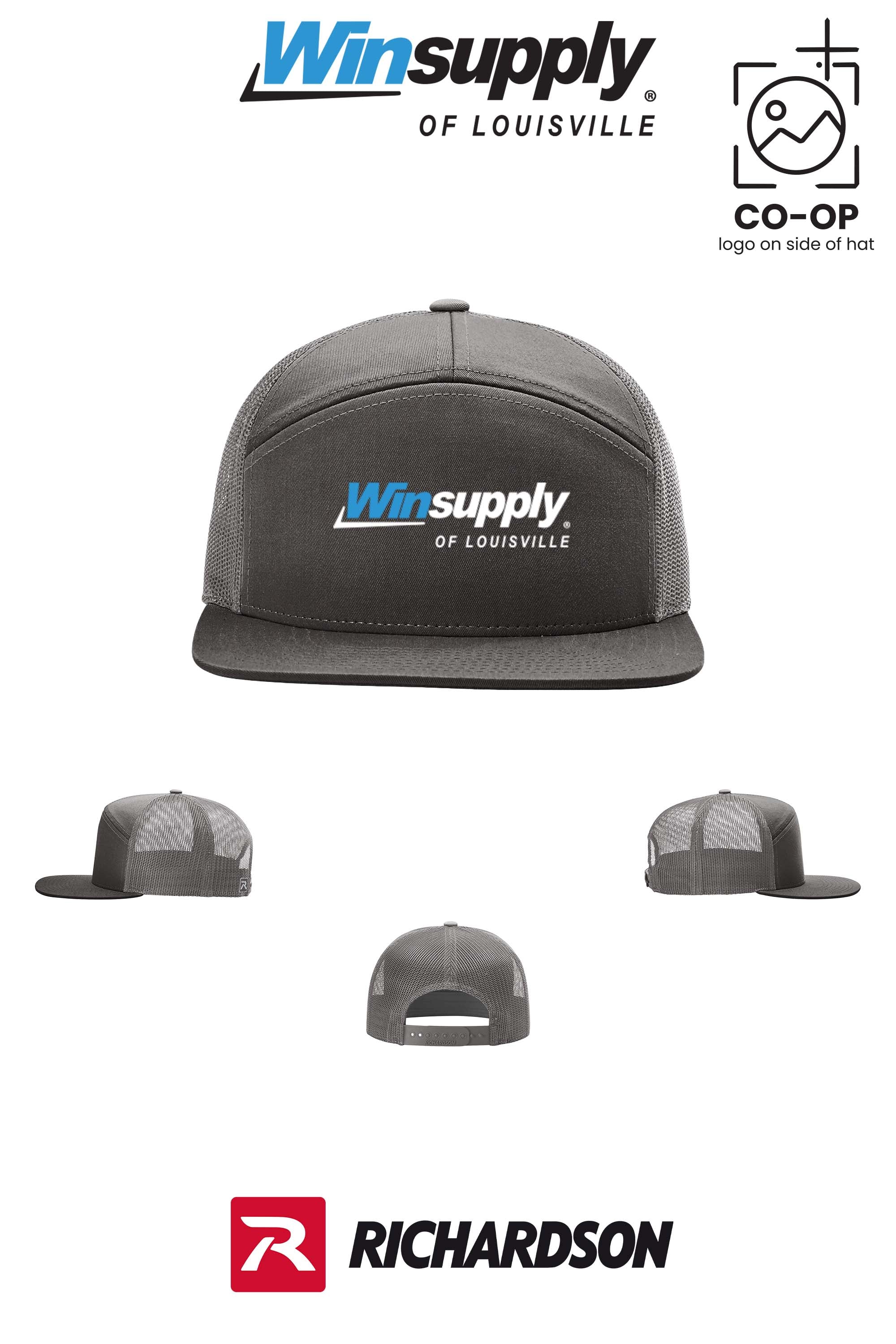 Richardson 168 Seven-Panel Trucker- Winsupply of Louisville KY