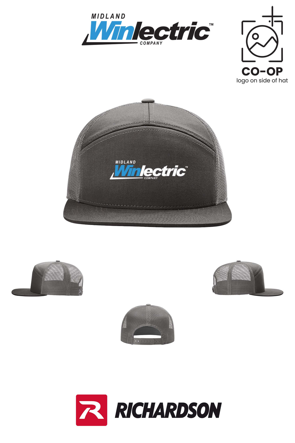Richardson 168 Seven-Panel Trucker- Winlectric of Midland