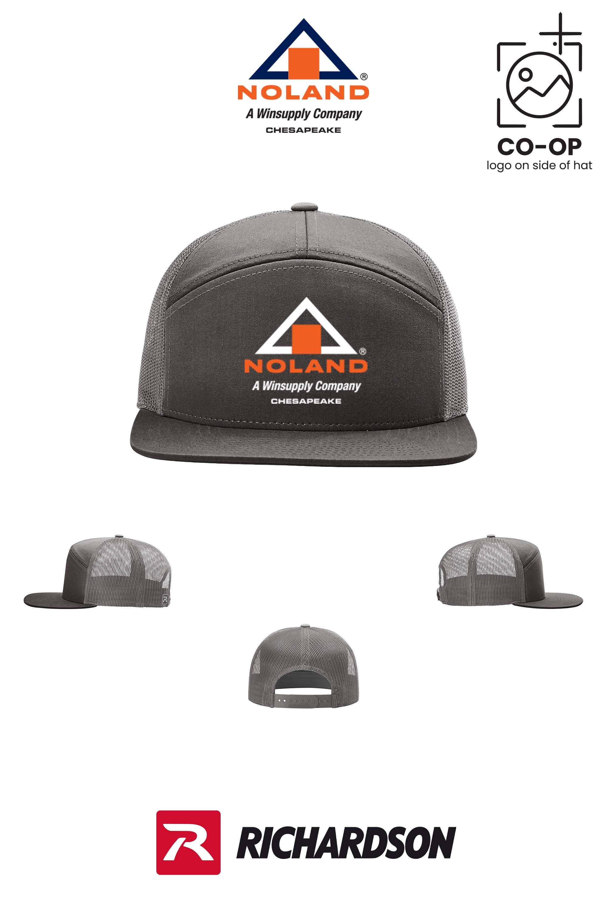 Richardson 168 Seven-Panel Trucker- Noland Company Chesapeake