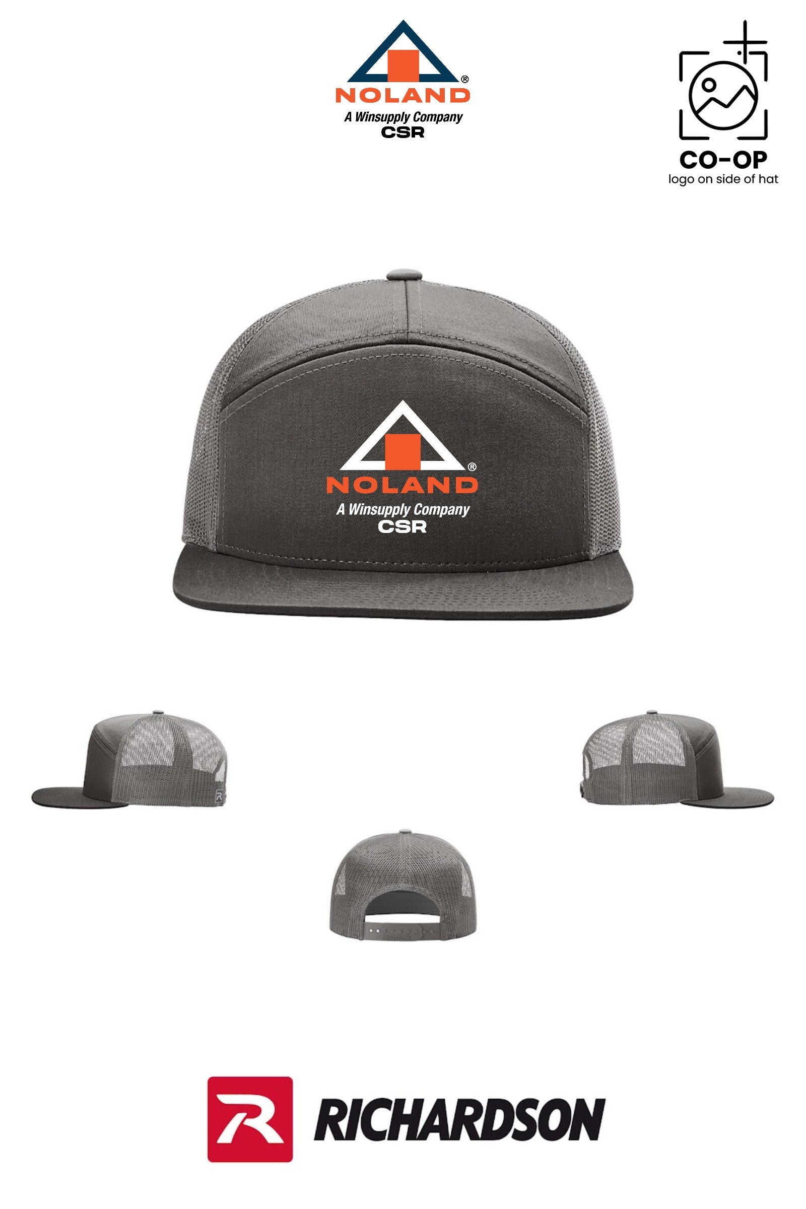 Richardson 168 Seven-Panel Trucker - Noland CSR