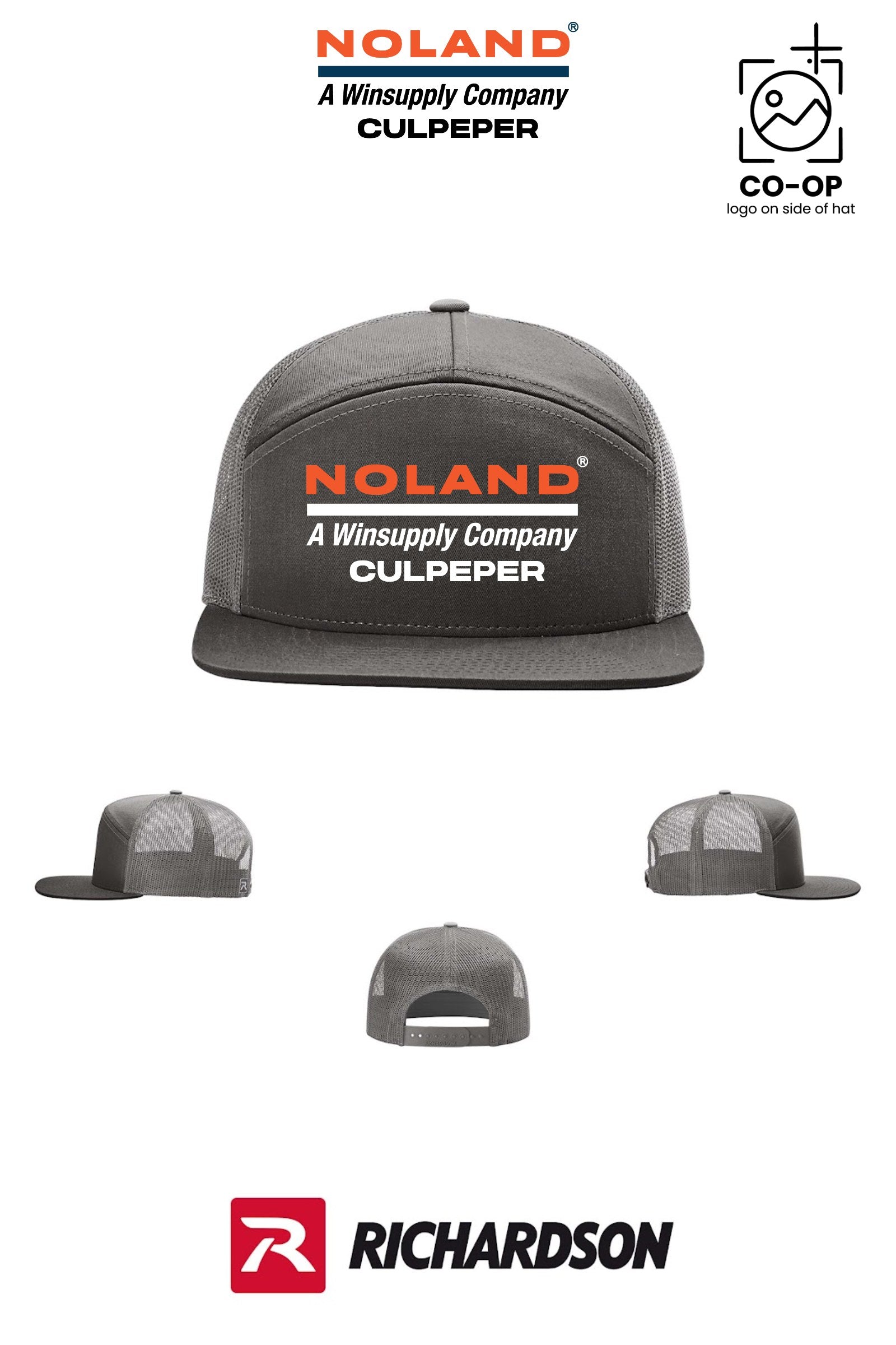 Richardson 168 Seven-Panel Trucker - Culpeper Noland