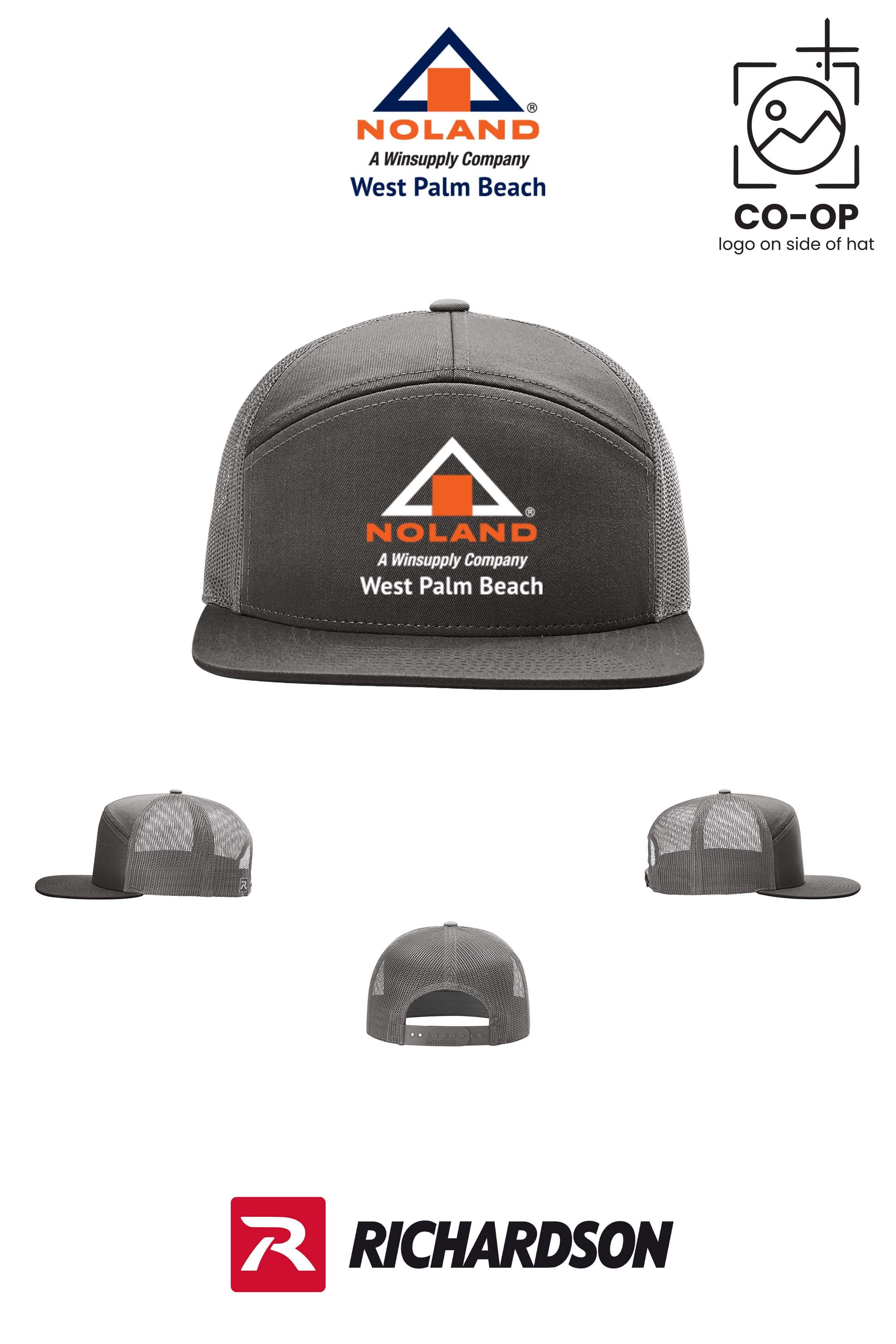 Richardson 168 Seven-Panel Trucker- Noland West Palm Beach