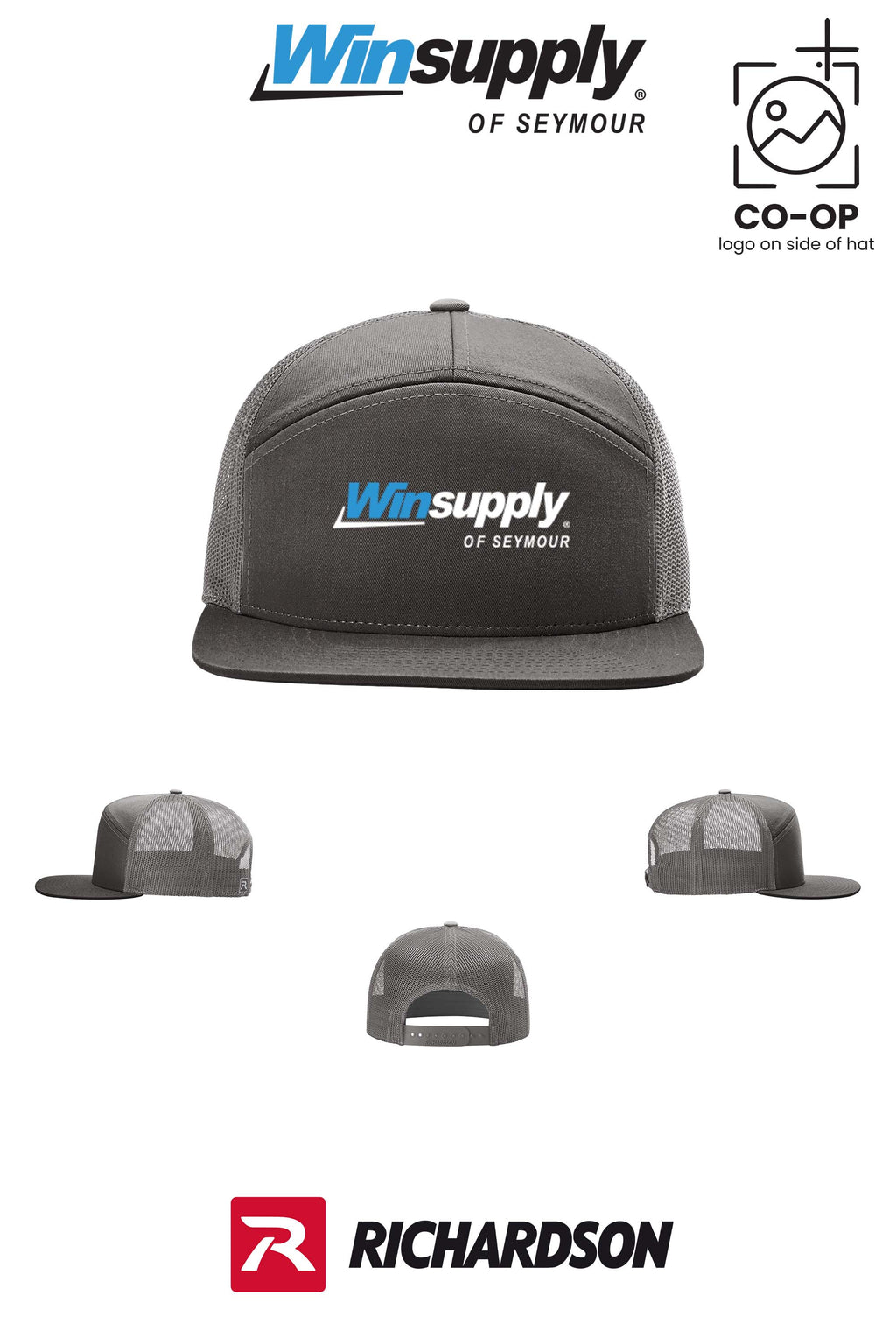 Richardson 168 Seven-Panel Trucker- Winsupply of Seymour IN