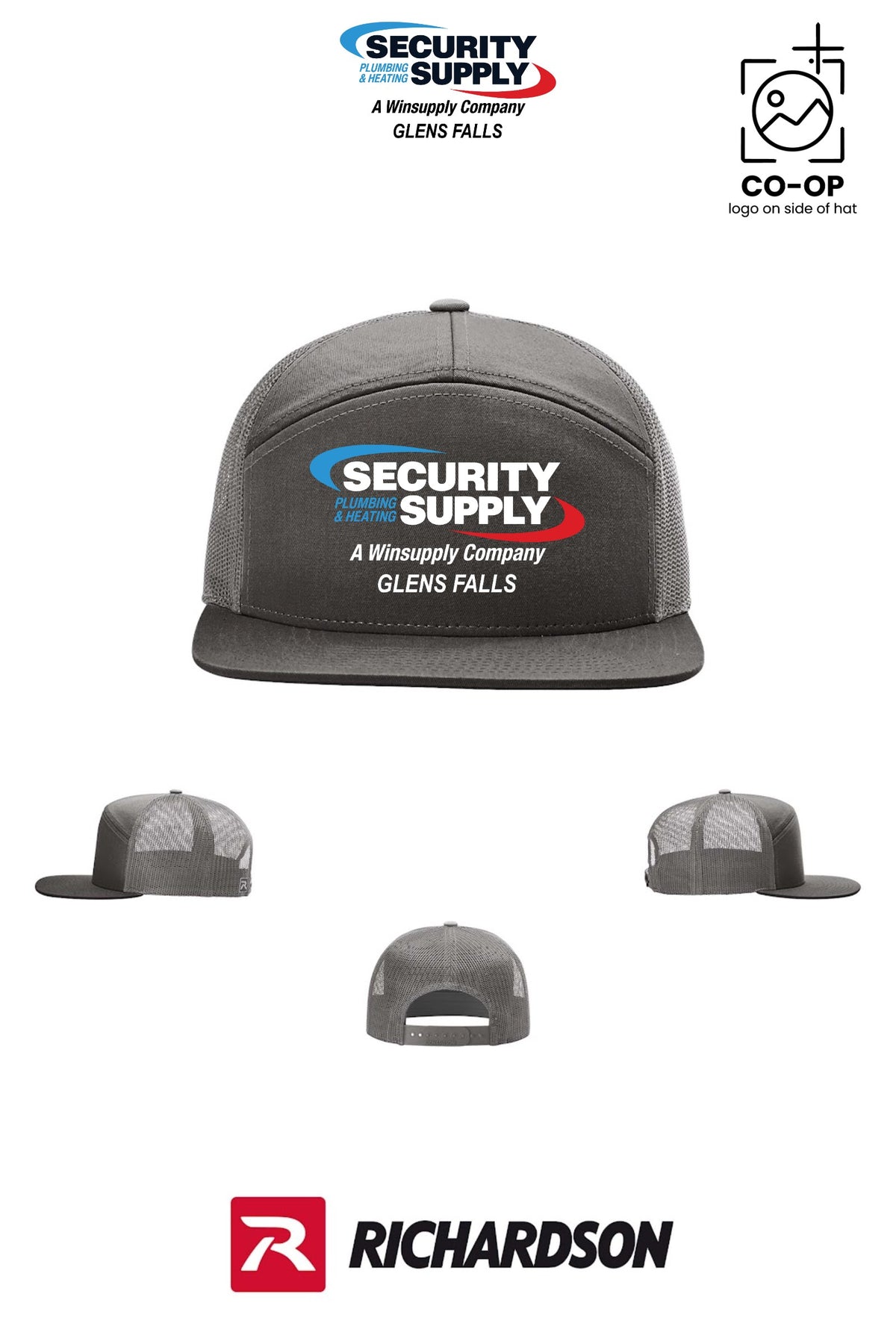 Richardson 168 Seven-Panel Trucker - SPHS Glens Falls