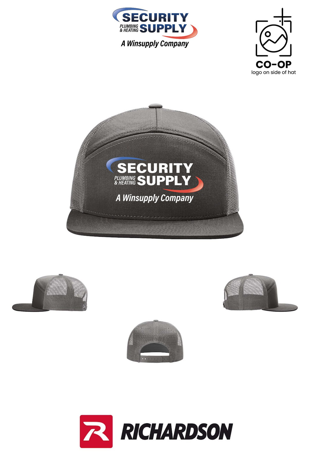 Richardson 168 Seven-Panel Trucker - SPHS Watertown