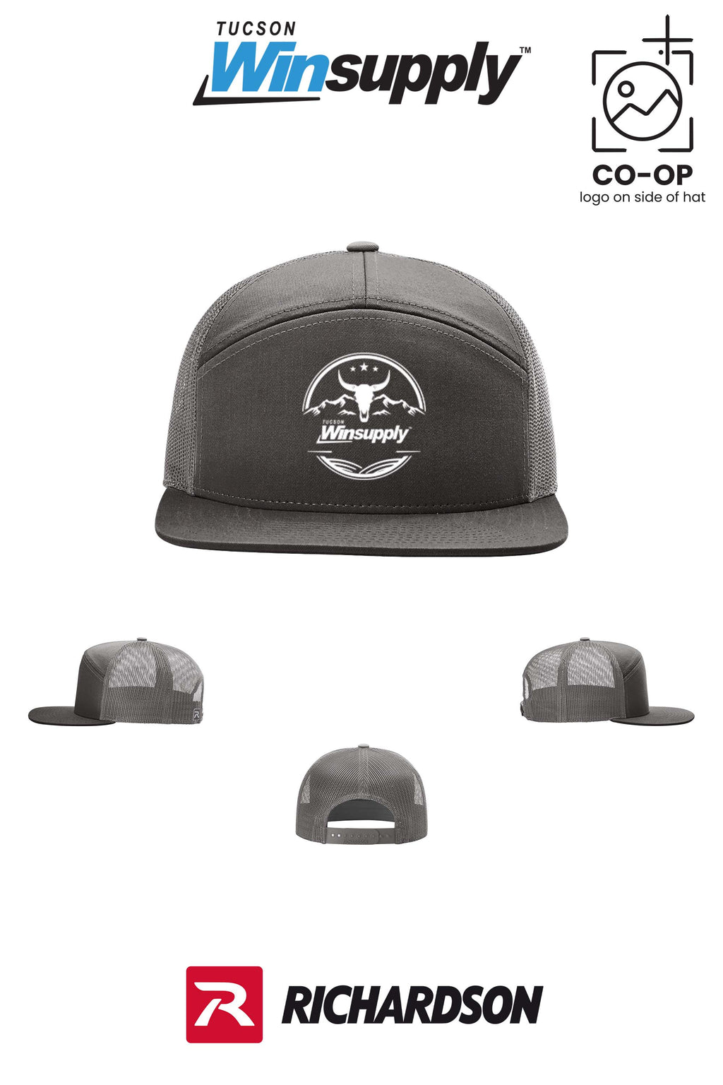 Richardson 168 Seven-Panel Trucker- Winsupply Tucson AZ