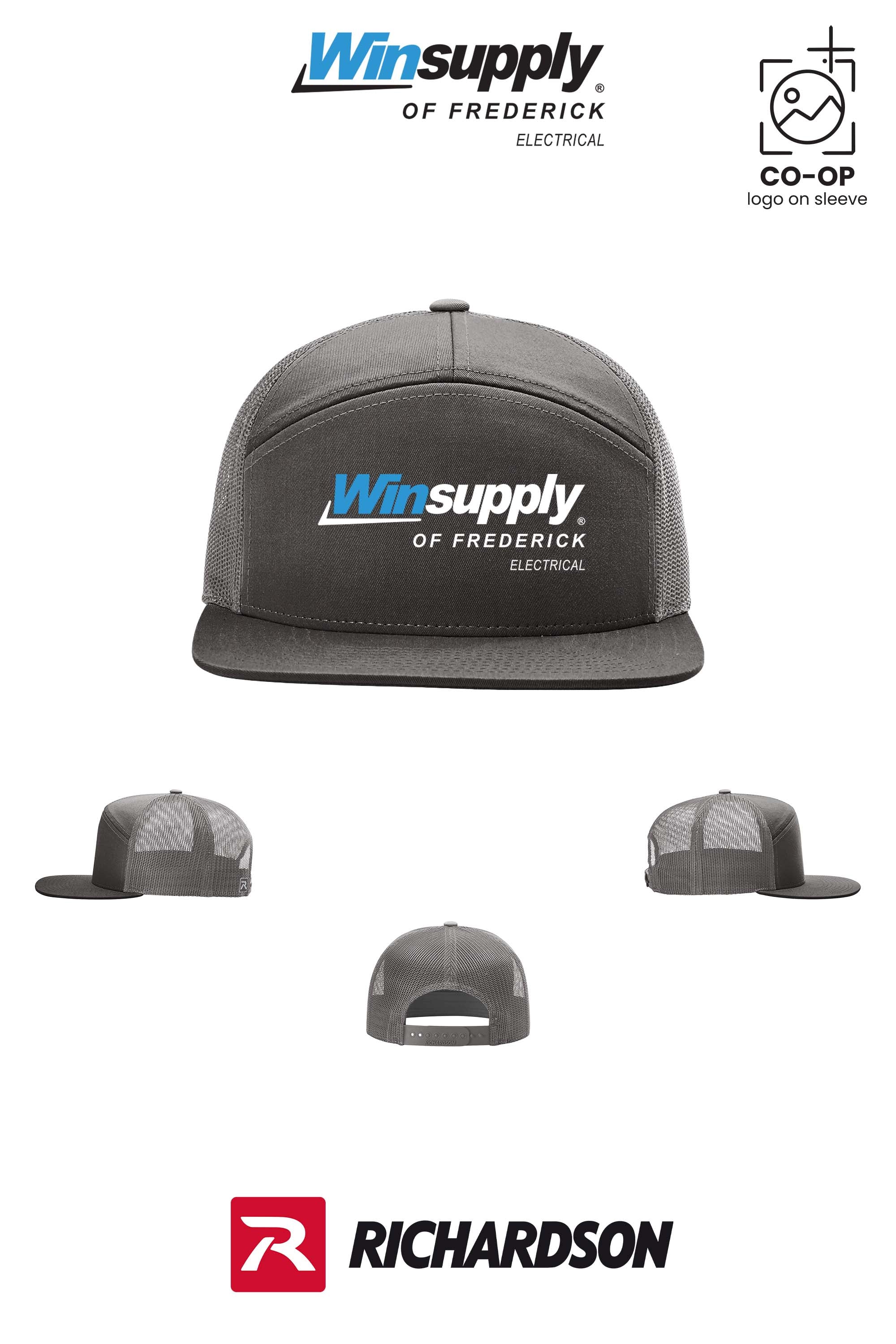 Richardson 168 Seven-Panel Trucker- Winsupply of Frederick