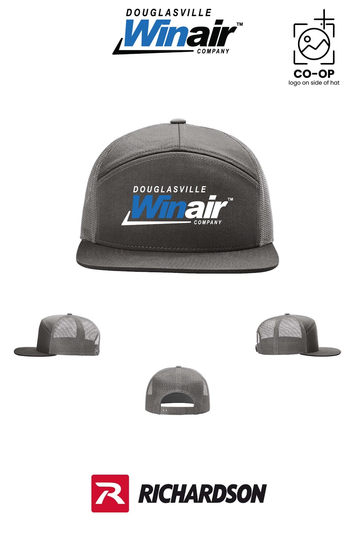 Richardson 168 Seven-Panel Trucker - Douglasville Winair