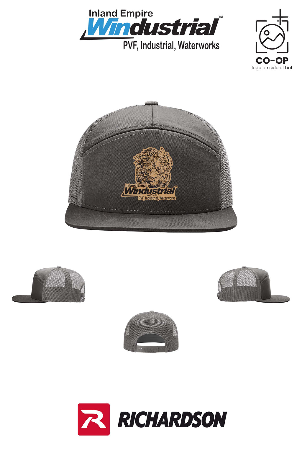 Richardson 168 Seven-Panel Trucker - Inland Empire Windustrial