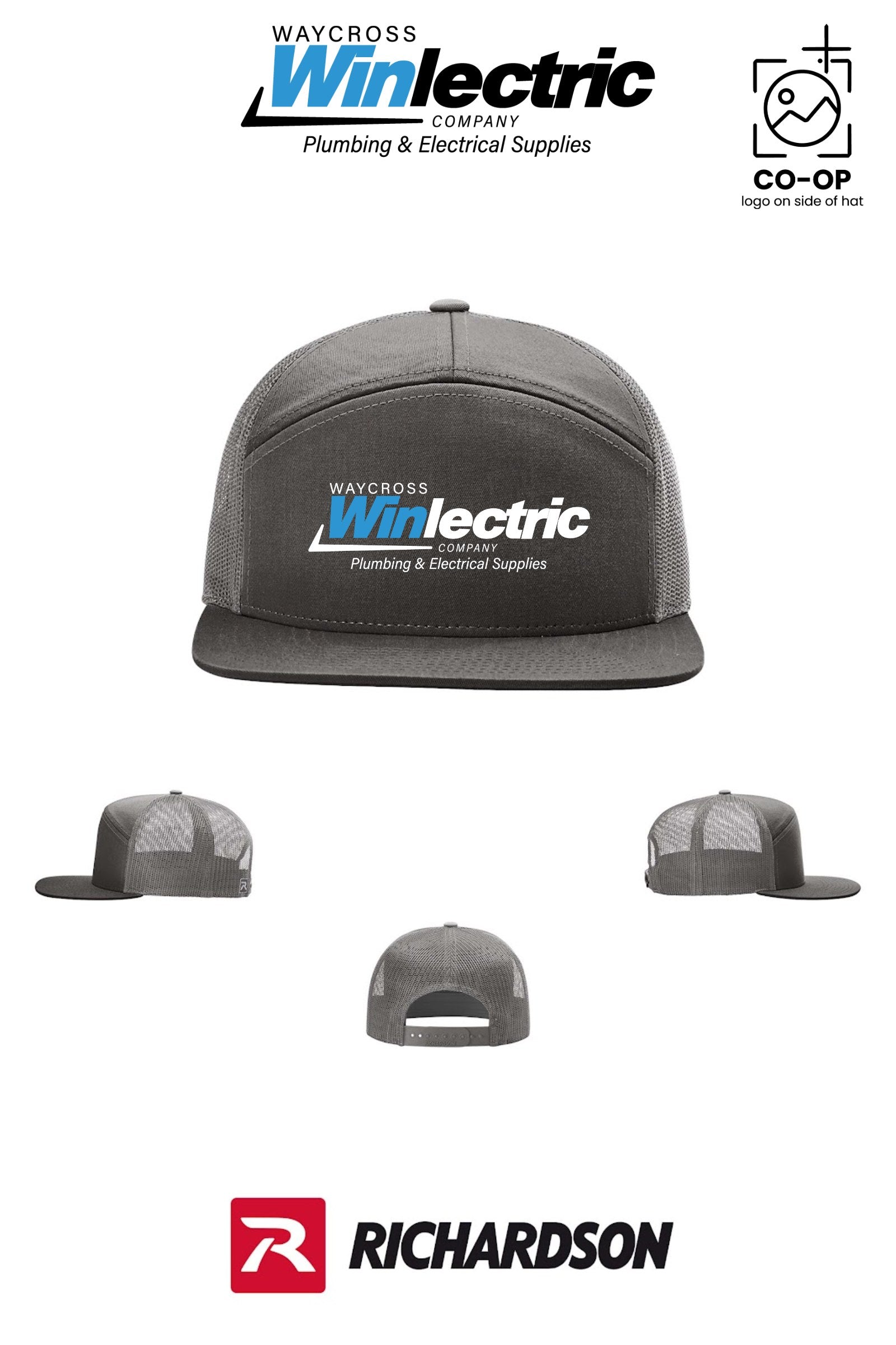 Richardson 168 Seven-Panel Trucker - Waycross Winlectric