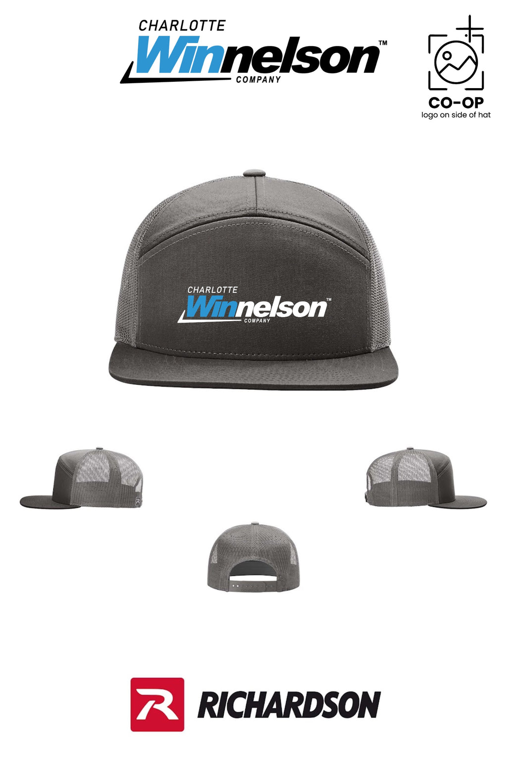 Richardson 168 Seven-Panel Trucker - Charlotte Winnelson