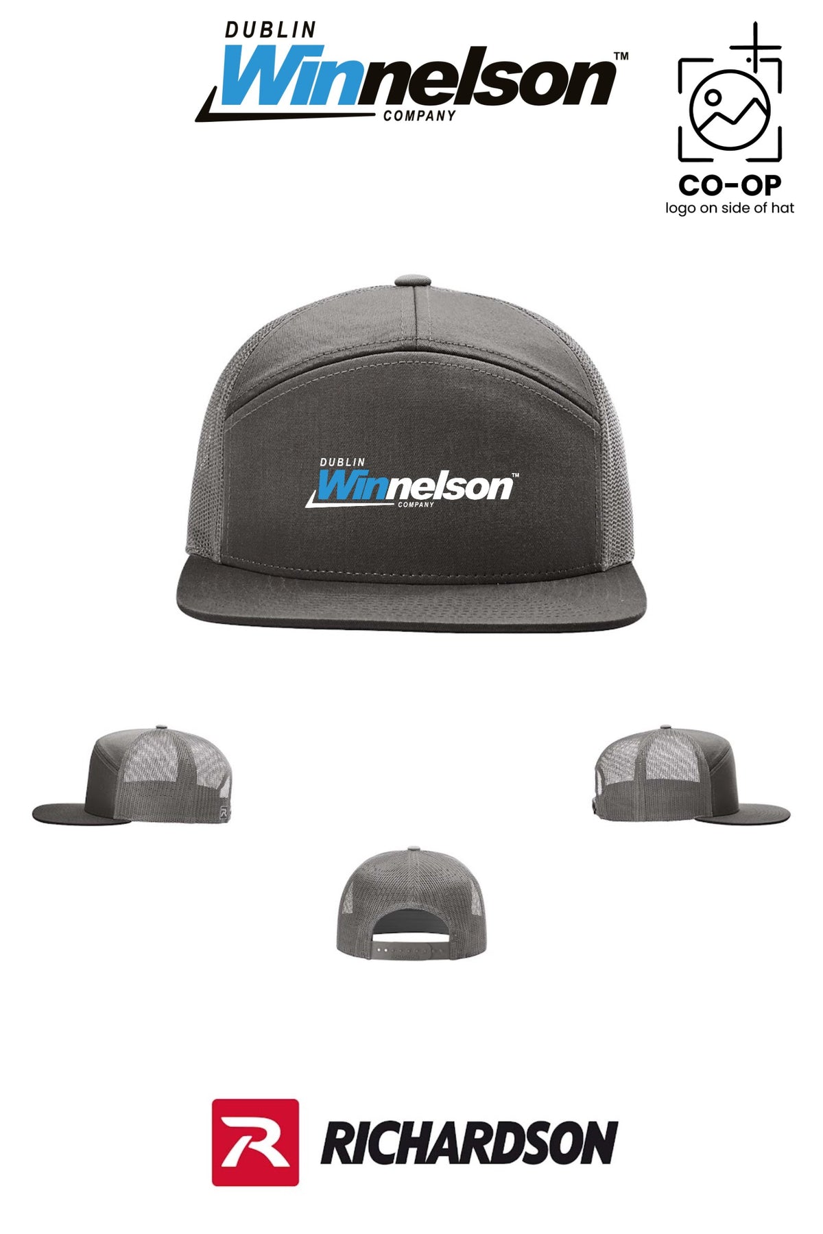 Richardson 168 Seven-Panel Trucker - Dublin Winnelson