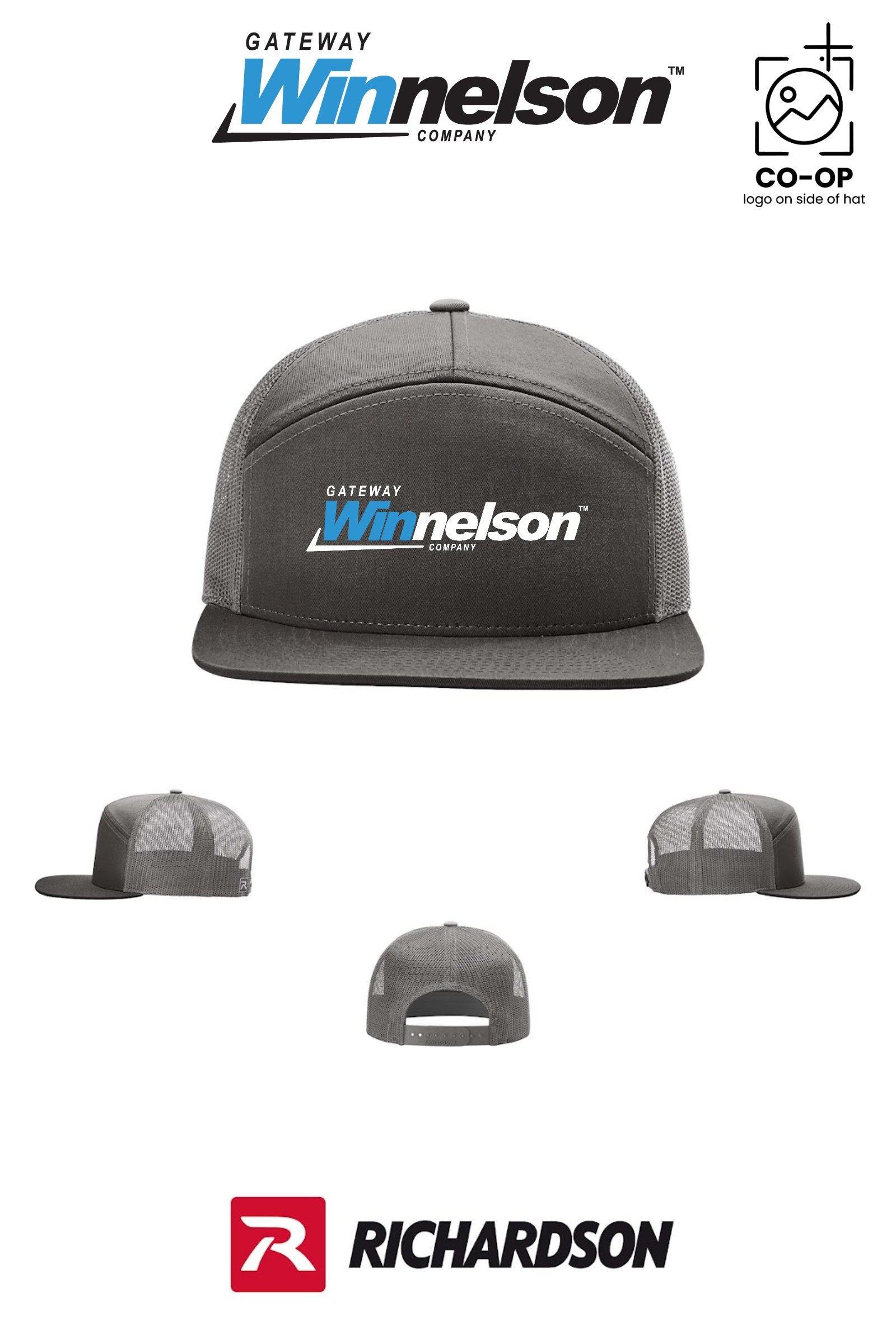 Richardson 168 Seven-Panel Trucker - Gateway Winnelson