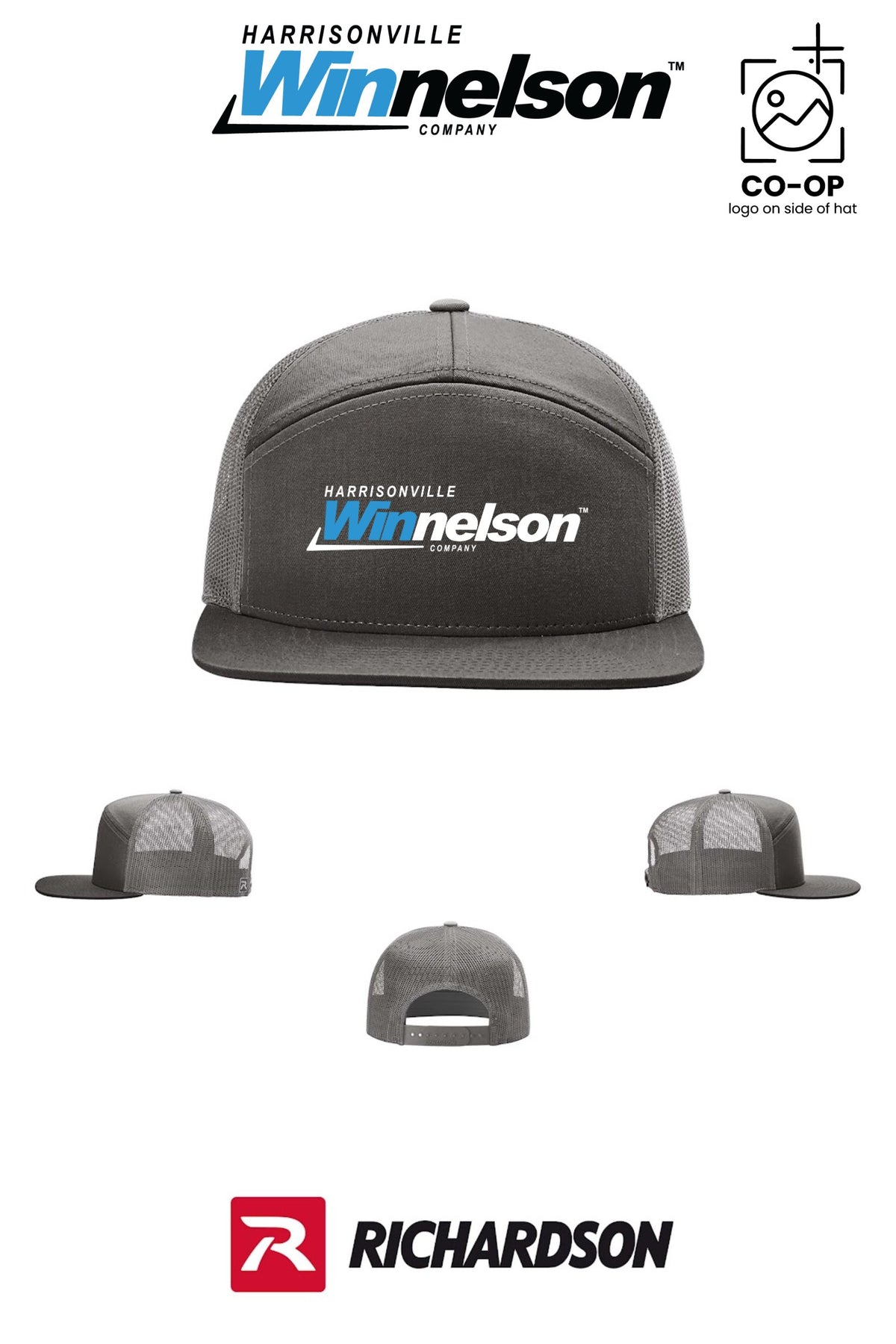 Richardson 168 Seven-Panel Trucker - Harrisonville Winnelson