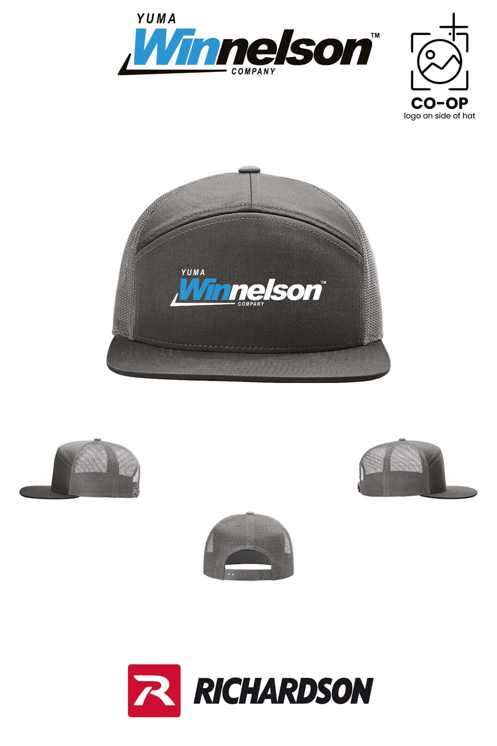 Richardson 168 Seven-Panel Trucker - Yuma Winnelson