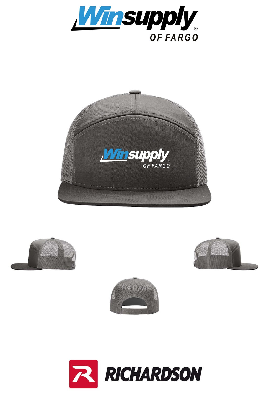 Richardson 168 Seven-Panel Trucker - Winsupply of Fargo