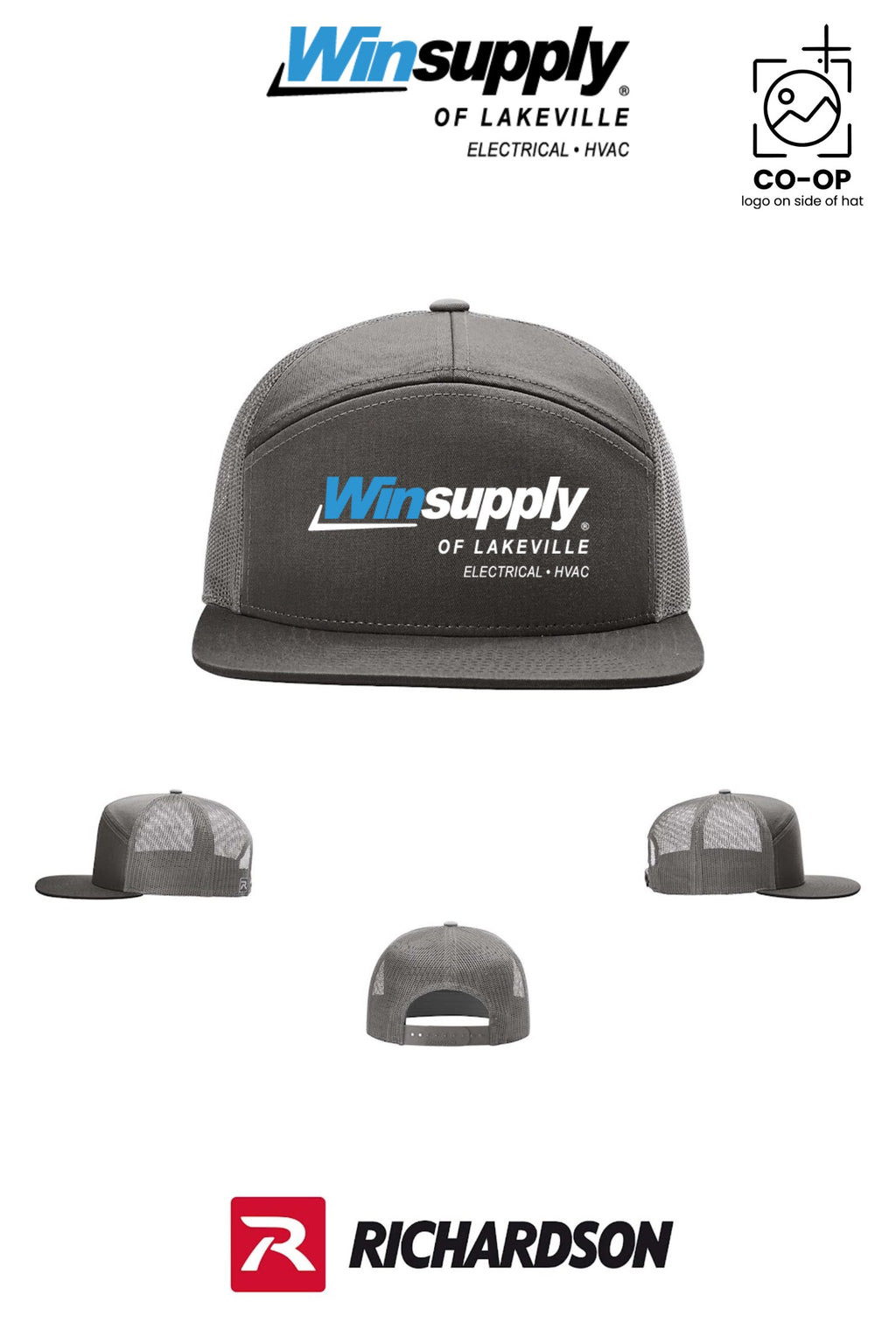 Richardson 168 Seven-Panel Trucker - Winsupply of Lakeville