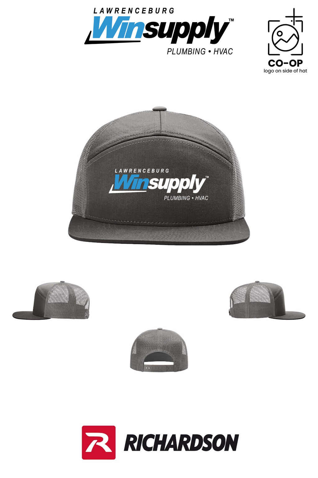 Richardson 168 Seven-Panel Trucker - Lawrenceburg Winsupply