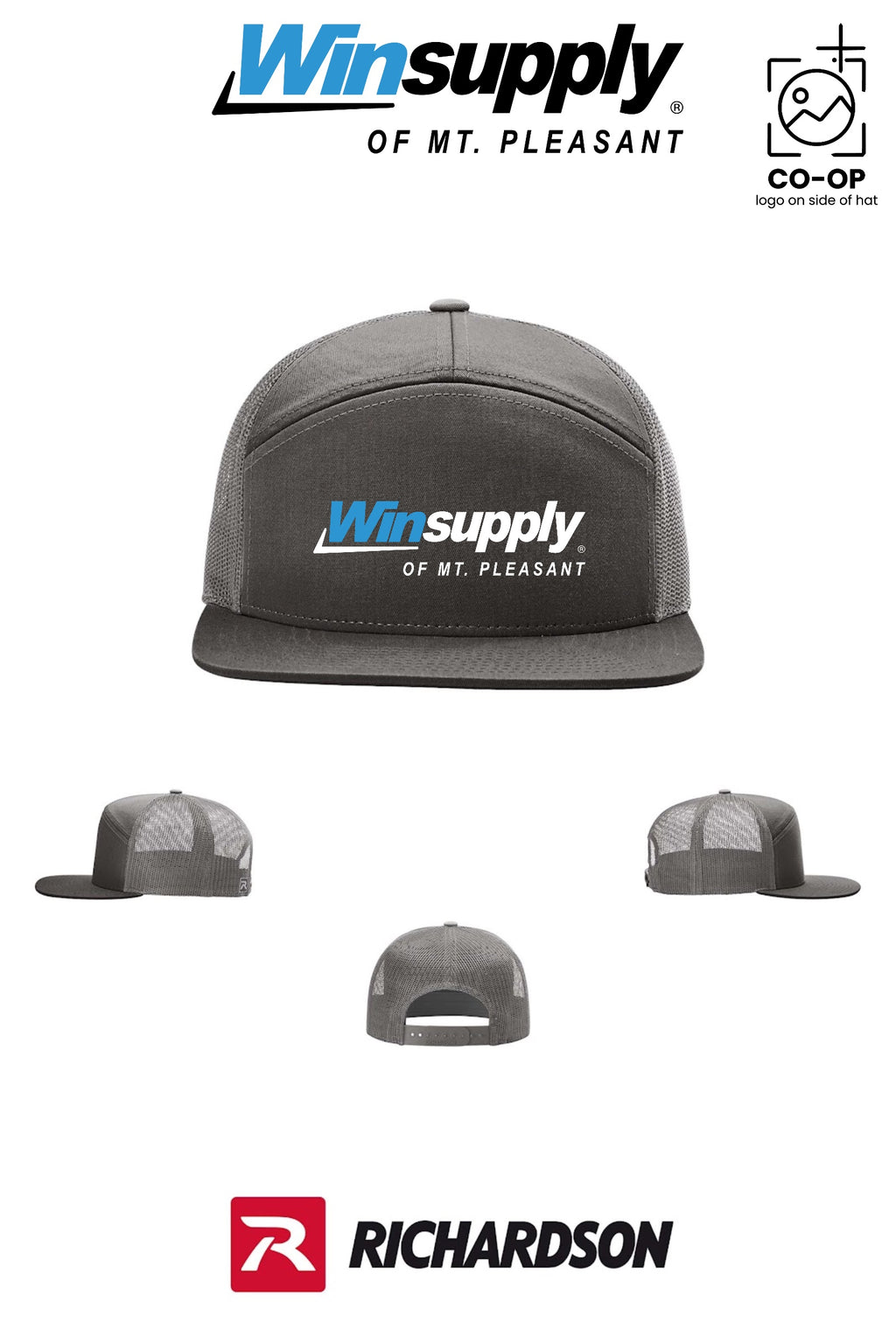 Richardson 168 Seven-Panel Trucker - Winsupply of Mt. Pleasant