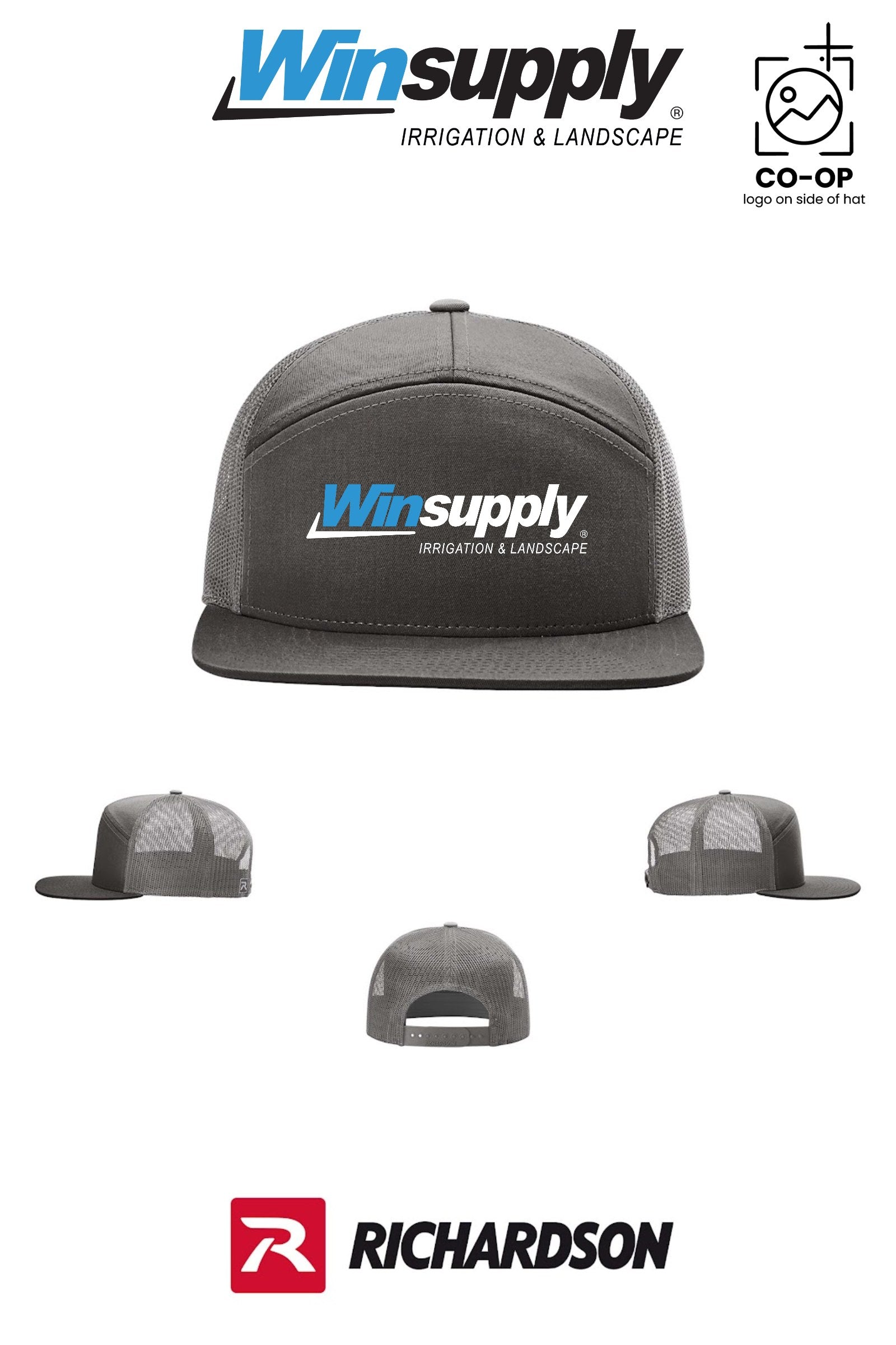 Richardson 168 Seven-Panel Trucker - Winsupply NE Albuquerque NM Co.