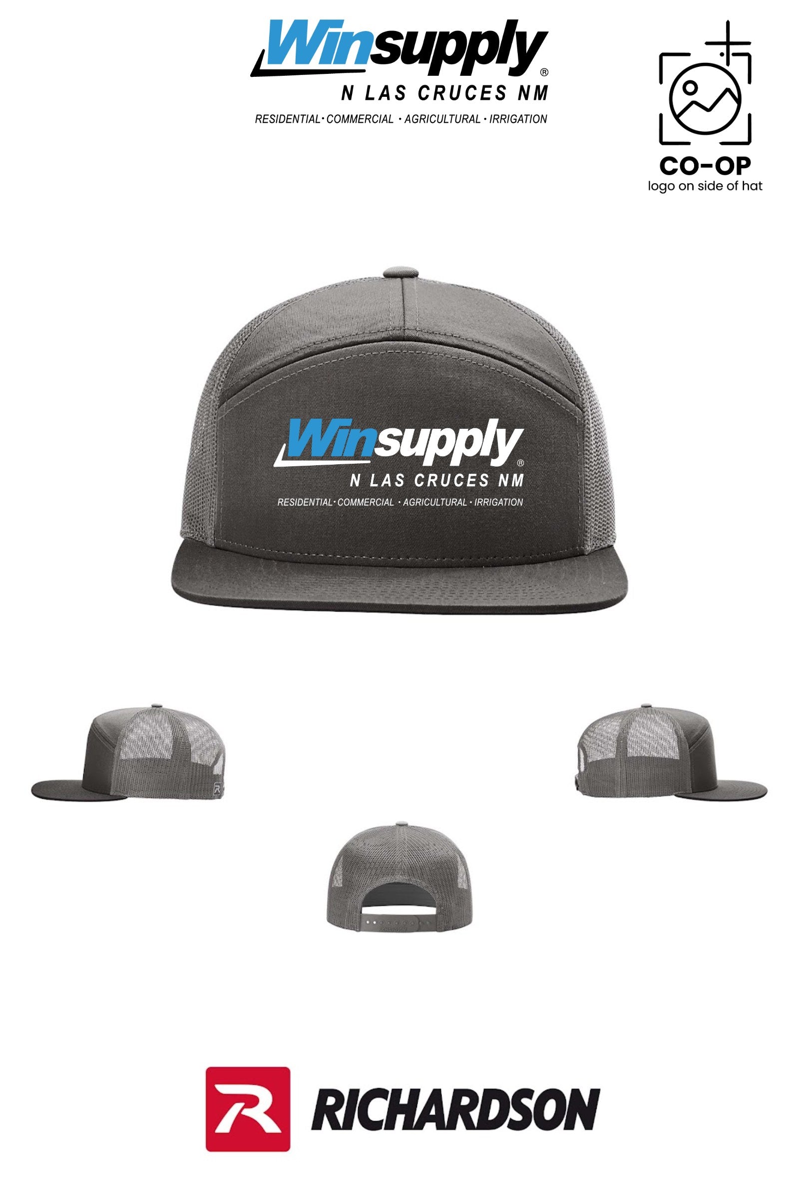 Richardson 168 Seven-Panel Trucker - Winsupply N Las Cruces NM