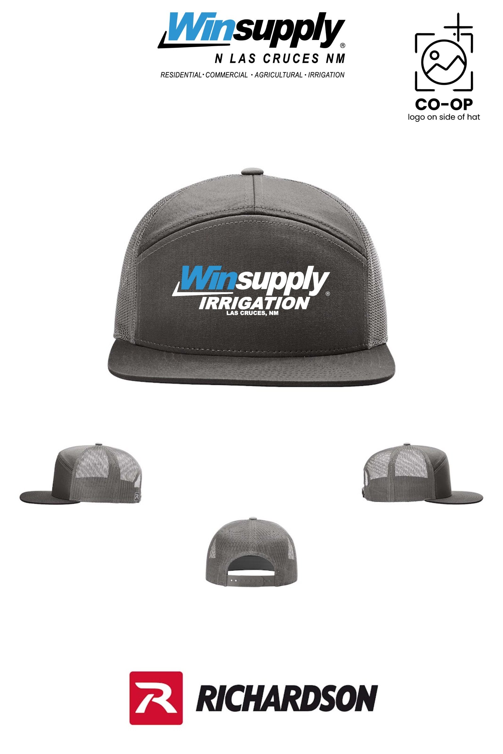 Richardson 168 Seven-Panel Trucker - Winsupply N Las Cruces NM