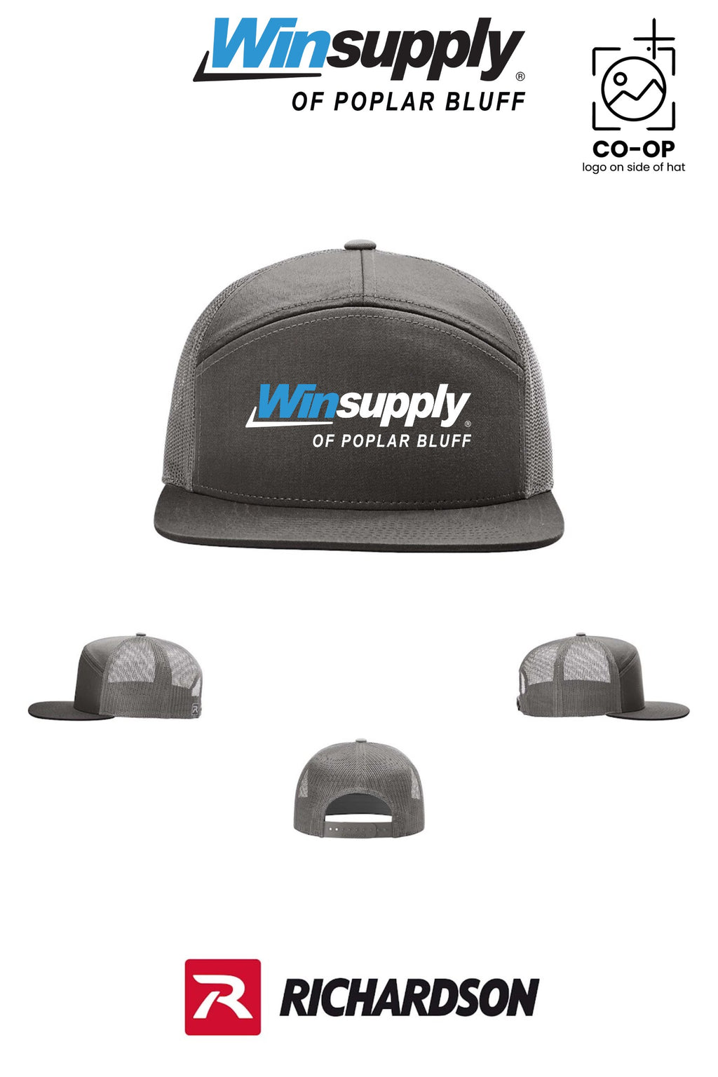 Richardson 168 Seven-Panel Trucker - Winsupply of Poplar Bluff
