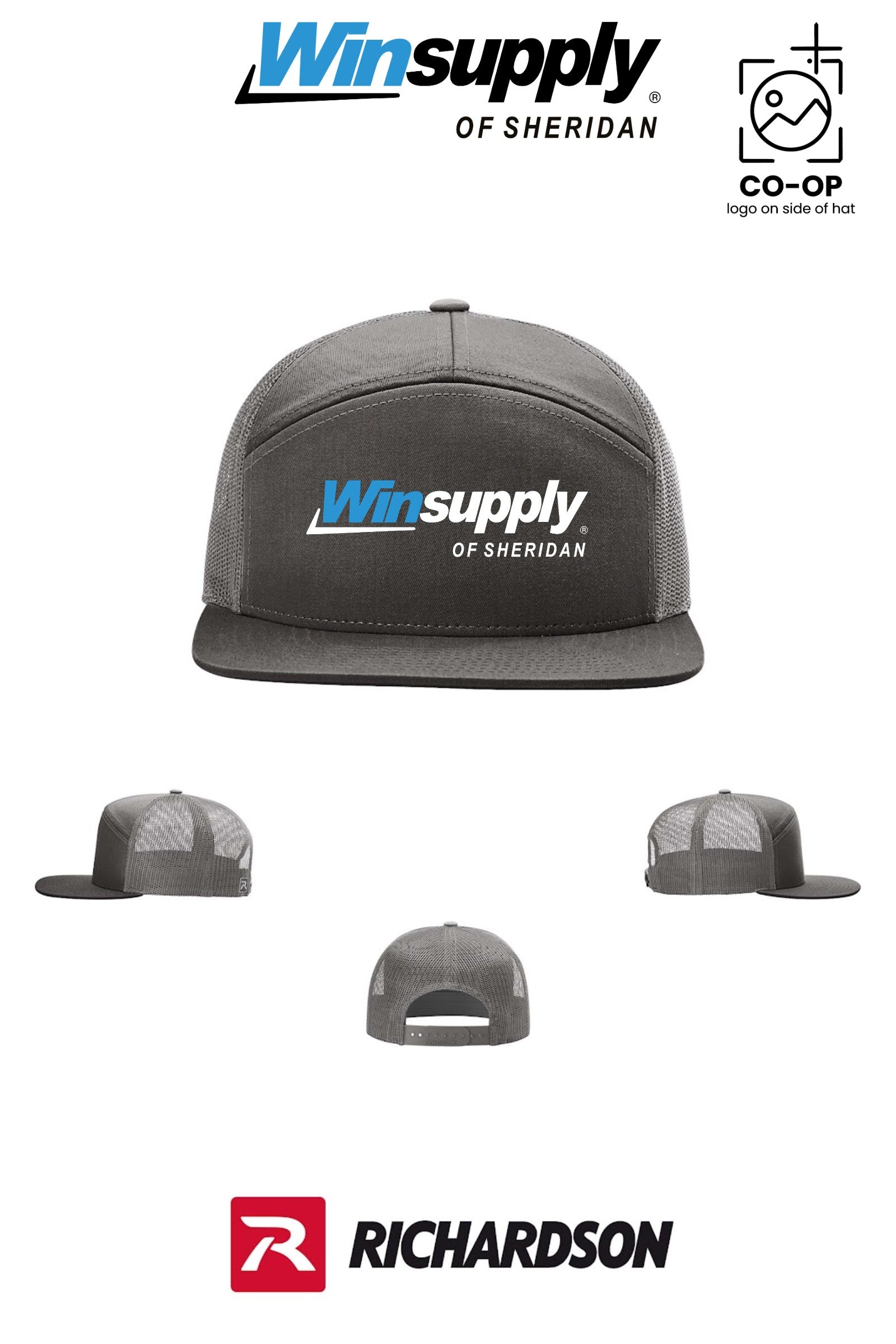 Richardson 168 Seven-Panel Trucker - Winsupply of Sheridan