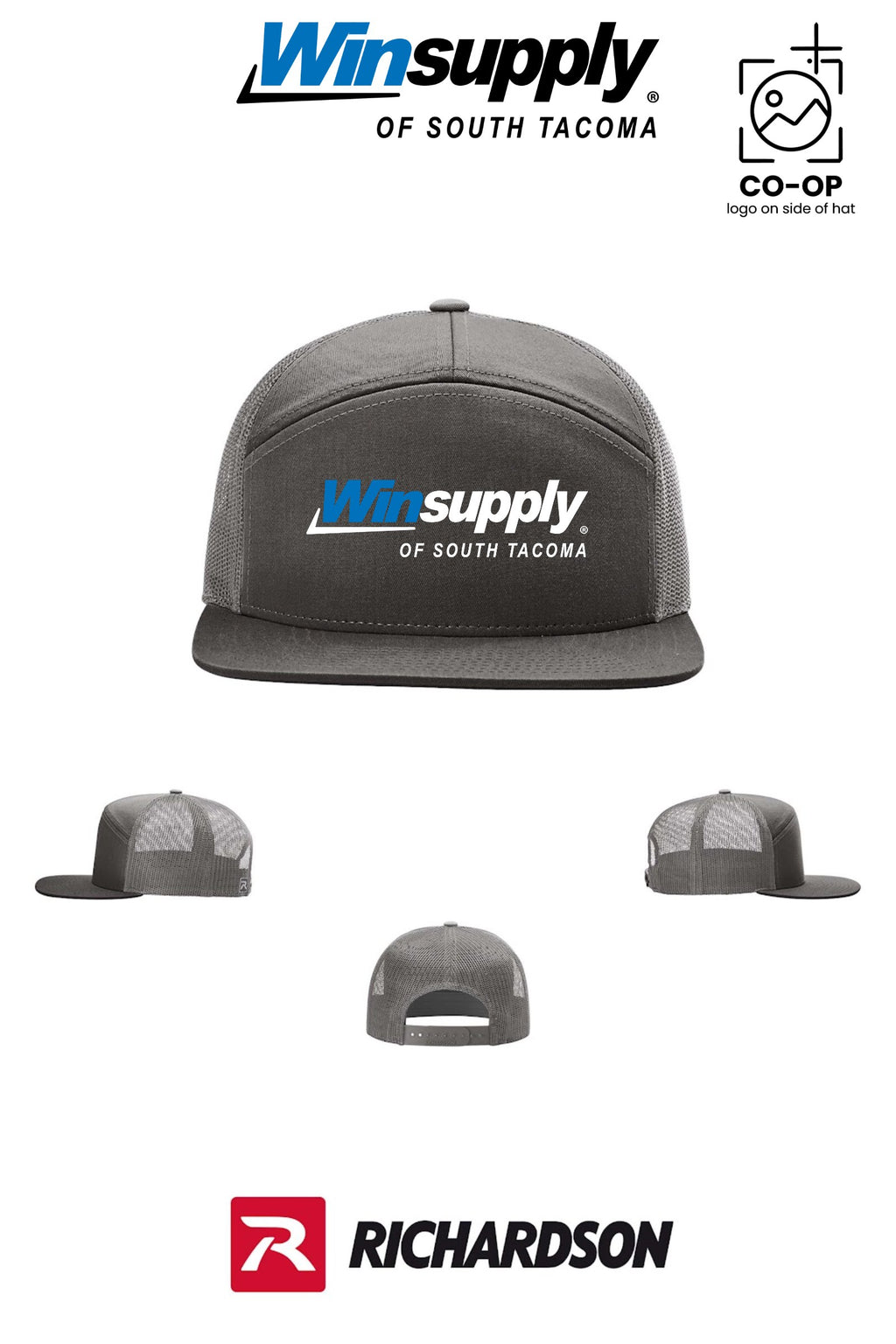 Richardson 168 Seven-Panel Trucker - Winsupply of South Tacoma