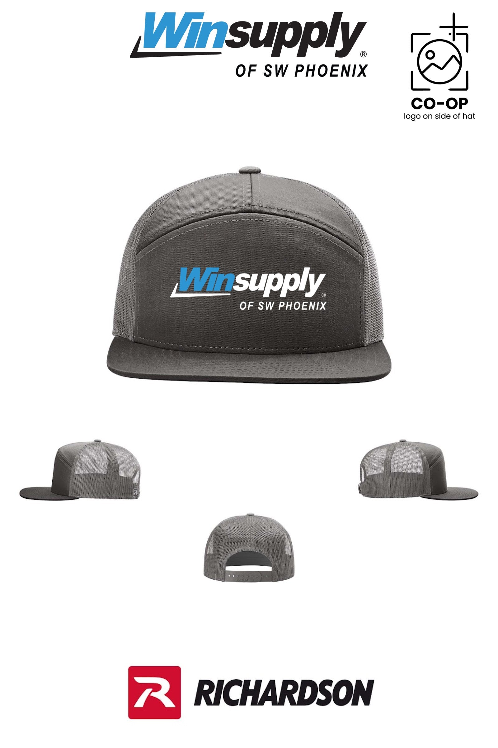 Richardson 168 Seven-Panel Trucker - Winsupply of SW Phoenix